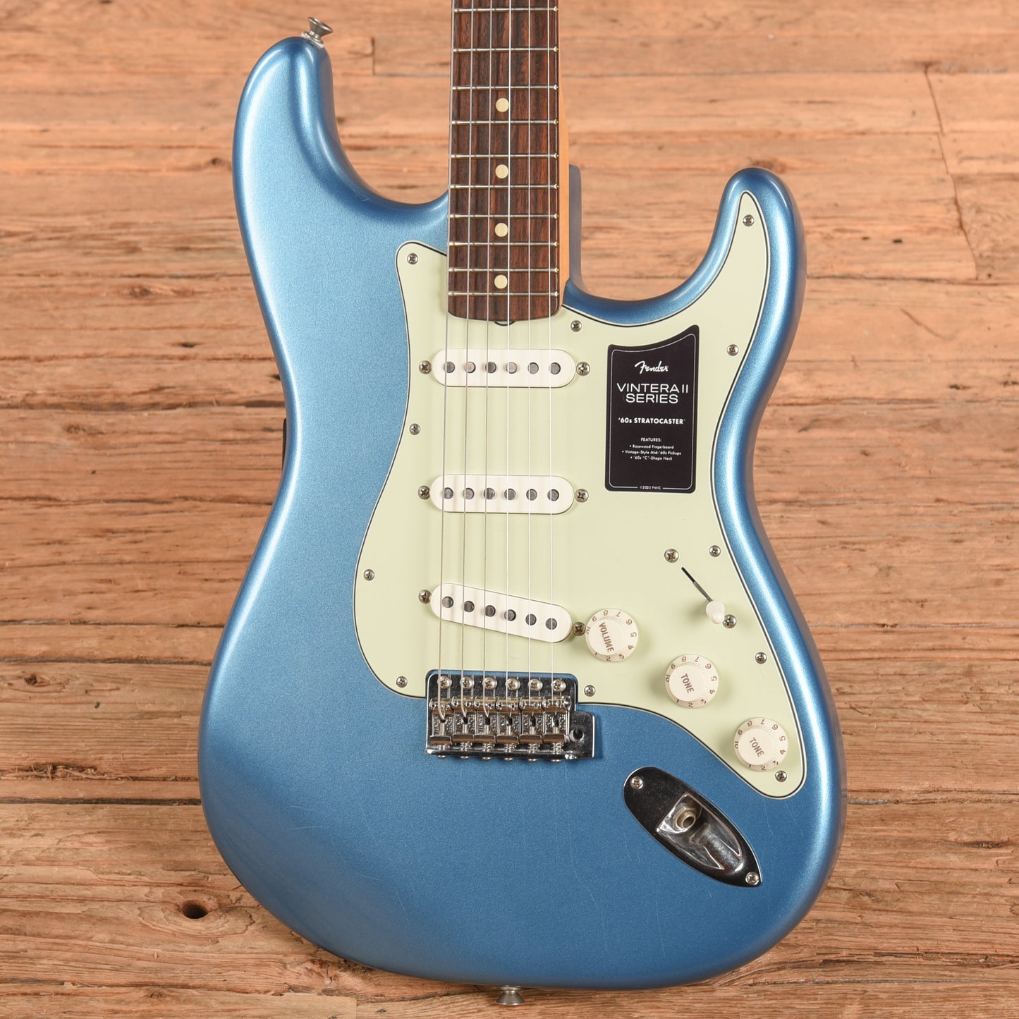 Fender Vintera II 60s Stratocaster Lake Placid Blue 2024 Electric Guitars