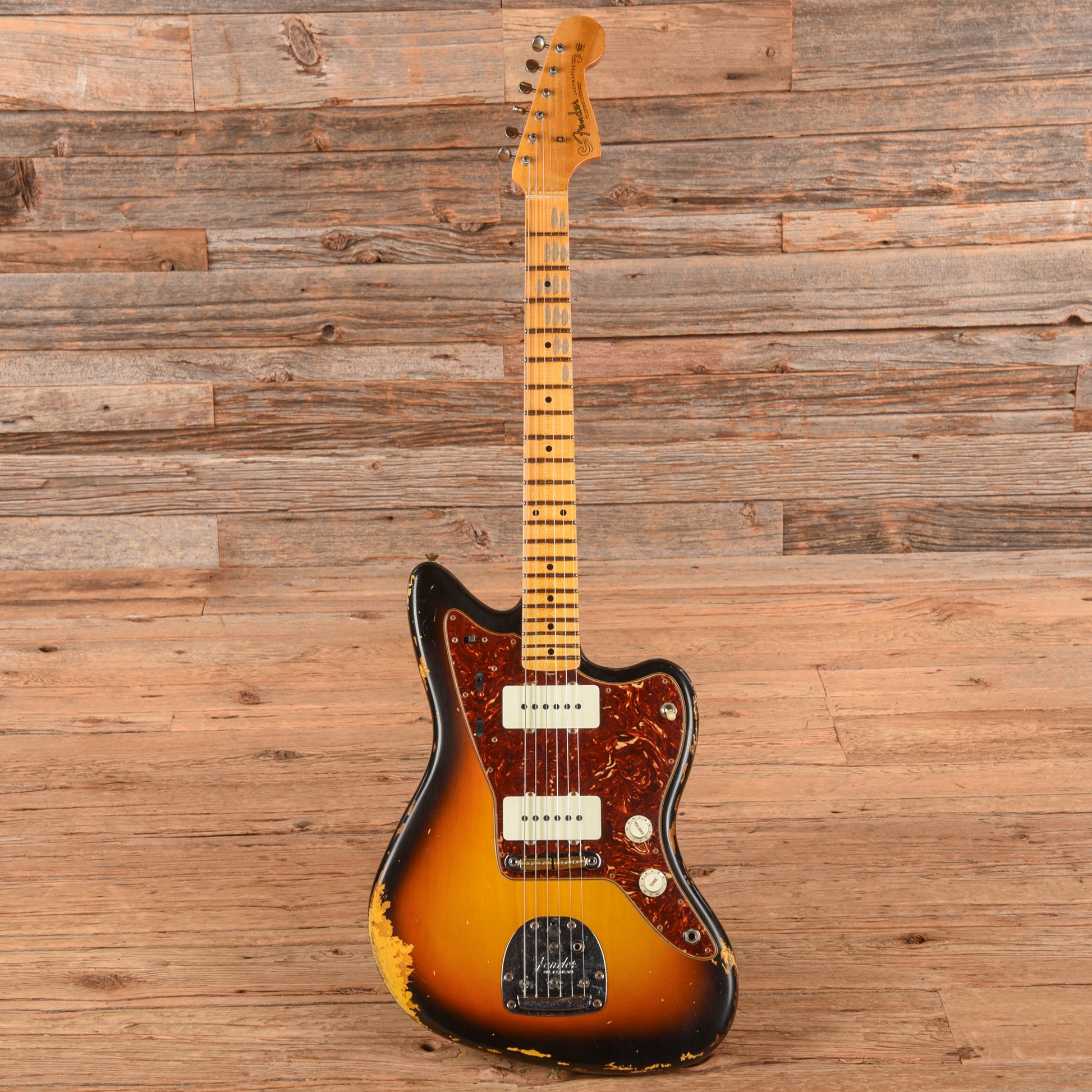 Fender WW10 '59 Reissue Jazzmaster Heavy Relic Aged 3-Color Sunburst 2022 Electric Guitars