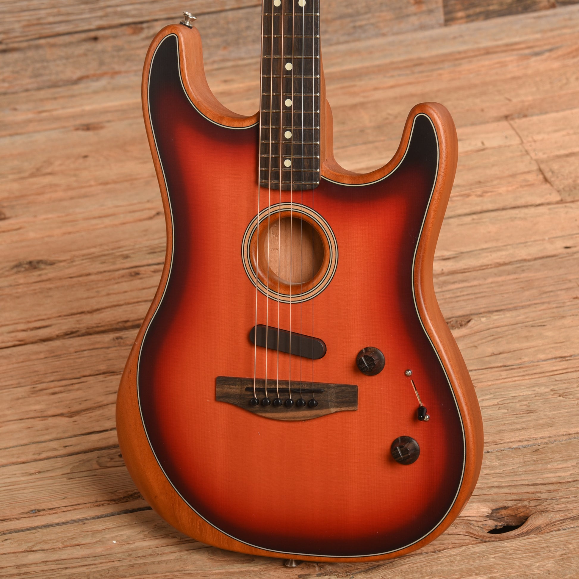 Fender American Acoustasonic Stratocaster Sunburst 2020 Electric Guitars / Hollow Body