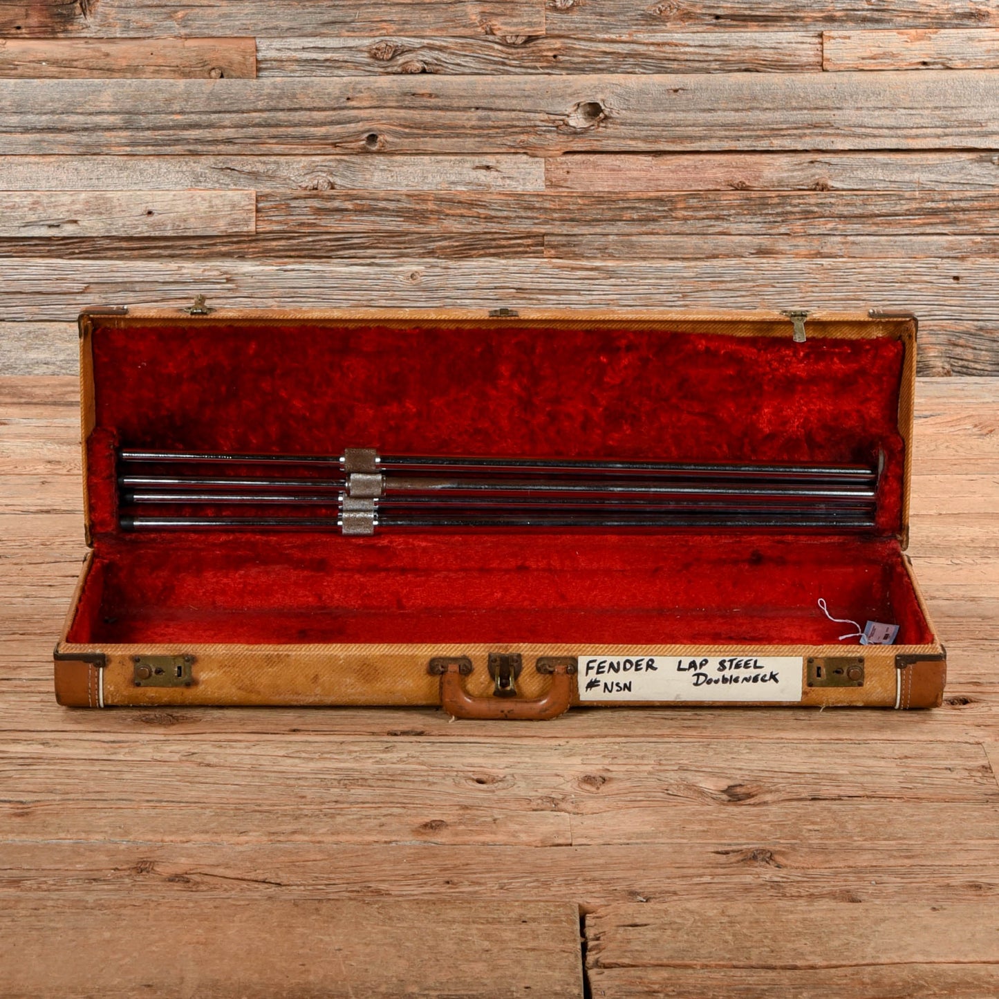 Fender Lap Steel Double Neck White 1958 - Dave Amato of REO Speedwagon Electric Guitars / Lap Steel