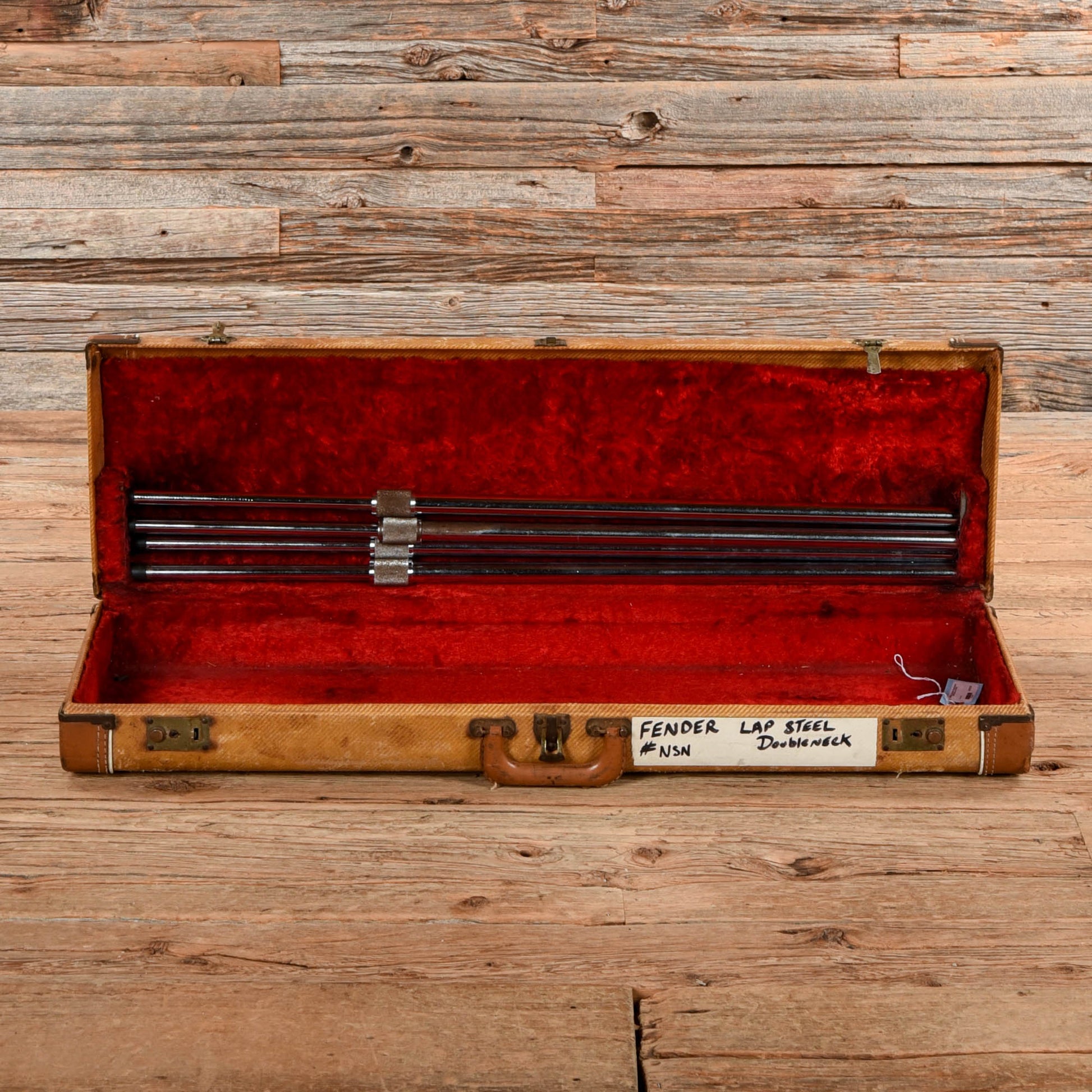 Fender Lap Steel Double Neck White 1958 - Dave Amato of REO Speedwagon Electric Guitars / Lap Steel