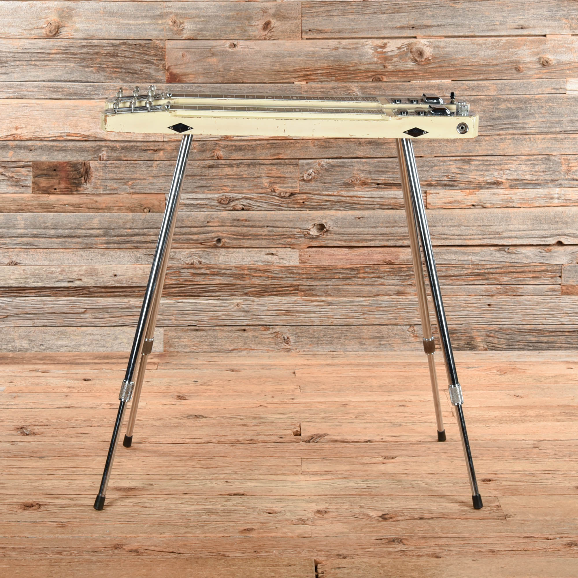 Fender Lap Steel Double Neck White 1958 - Dave Amato of REO Speedwagon Electric Guitars / Lap Steel