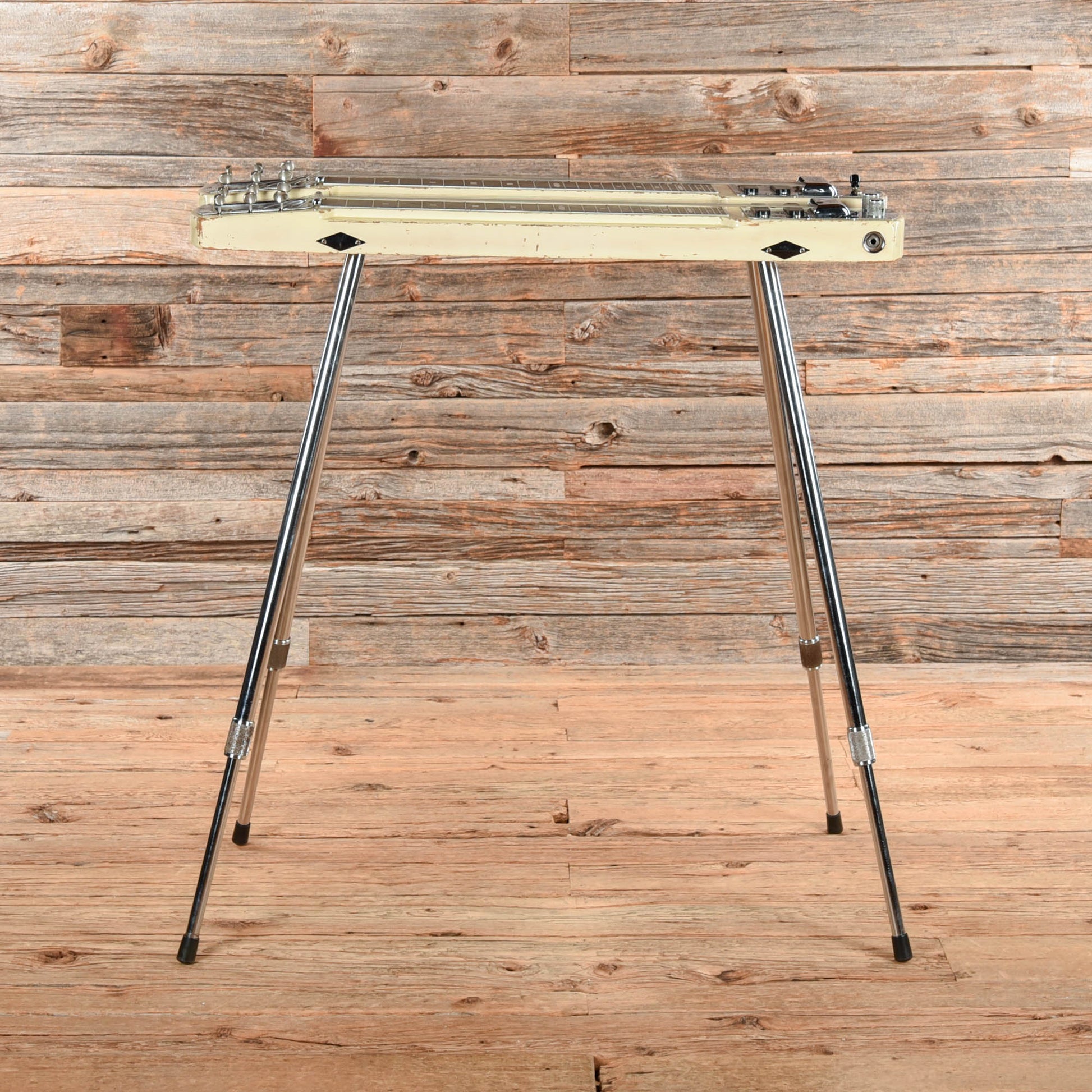 Fender Lap Steel Double Neck White 1958 - Dave Amato of REO Speedwagon Electric Guitars / Lap Steel