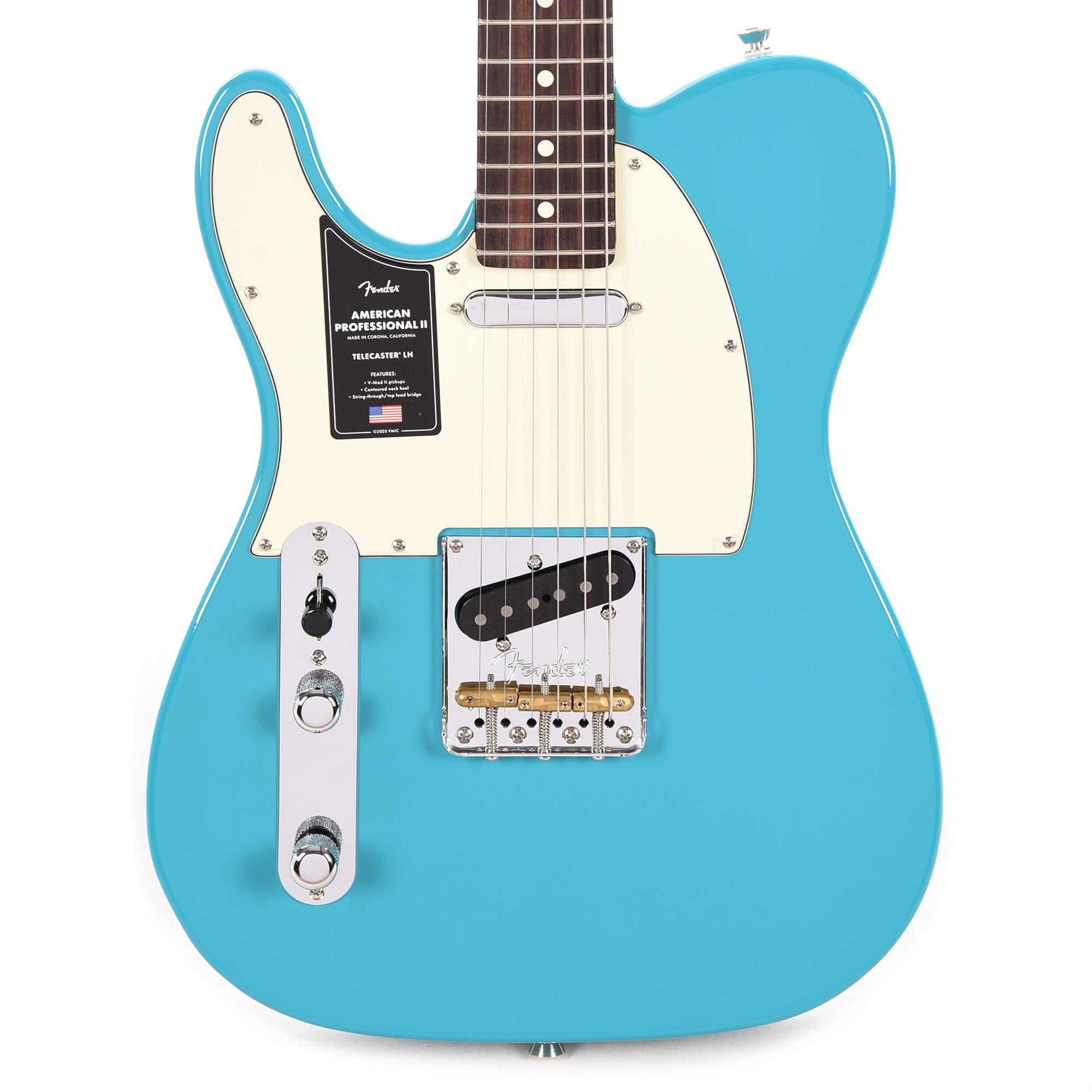 Fender American Professional II Telecaster Miami Blue LEFTY