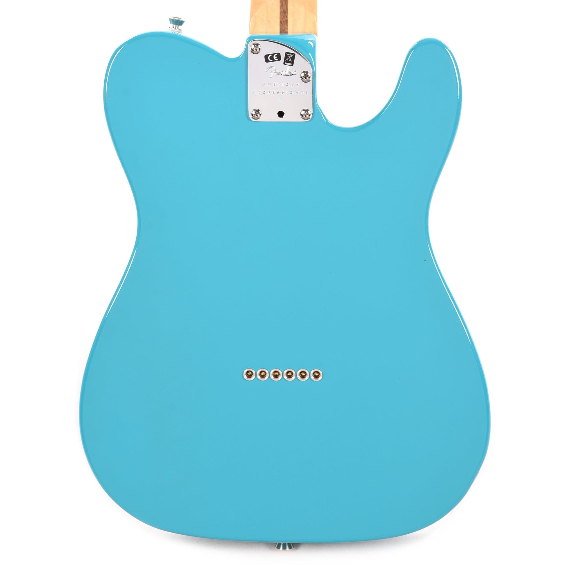 Fender American Professional II Telecaster Miami Blue LEFTY Electric Guitars / Left-Handed