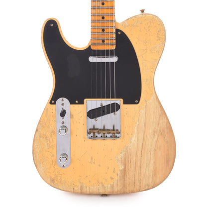 Fender Custom Shop 1952 Telecaster "Chicago Special" LEFTY Super Heavy Relic Faded/Aged Nocaster Blonde Electric Guitars / Left-Handed