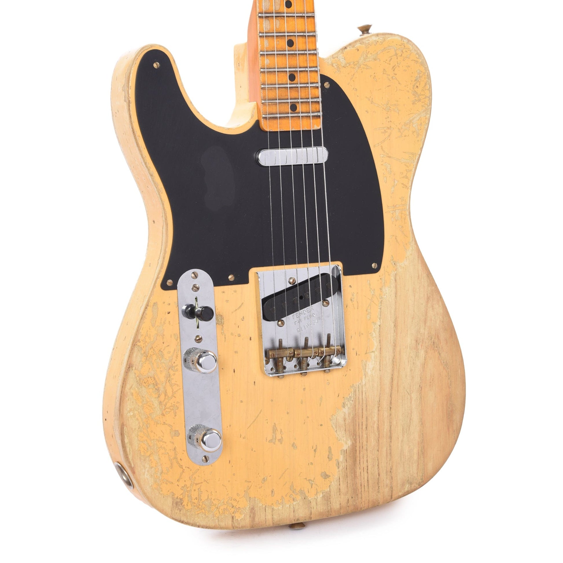Fender Custom Shop 1952 Telecaster "Chicago Special" LEFTY Super Heavy Relic Faded/Aged Nocaster Blonde Electric Guitars / Left-Handed