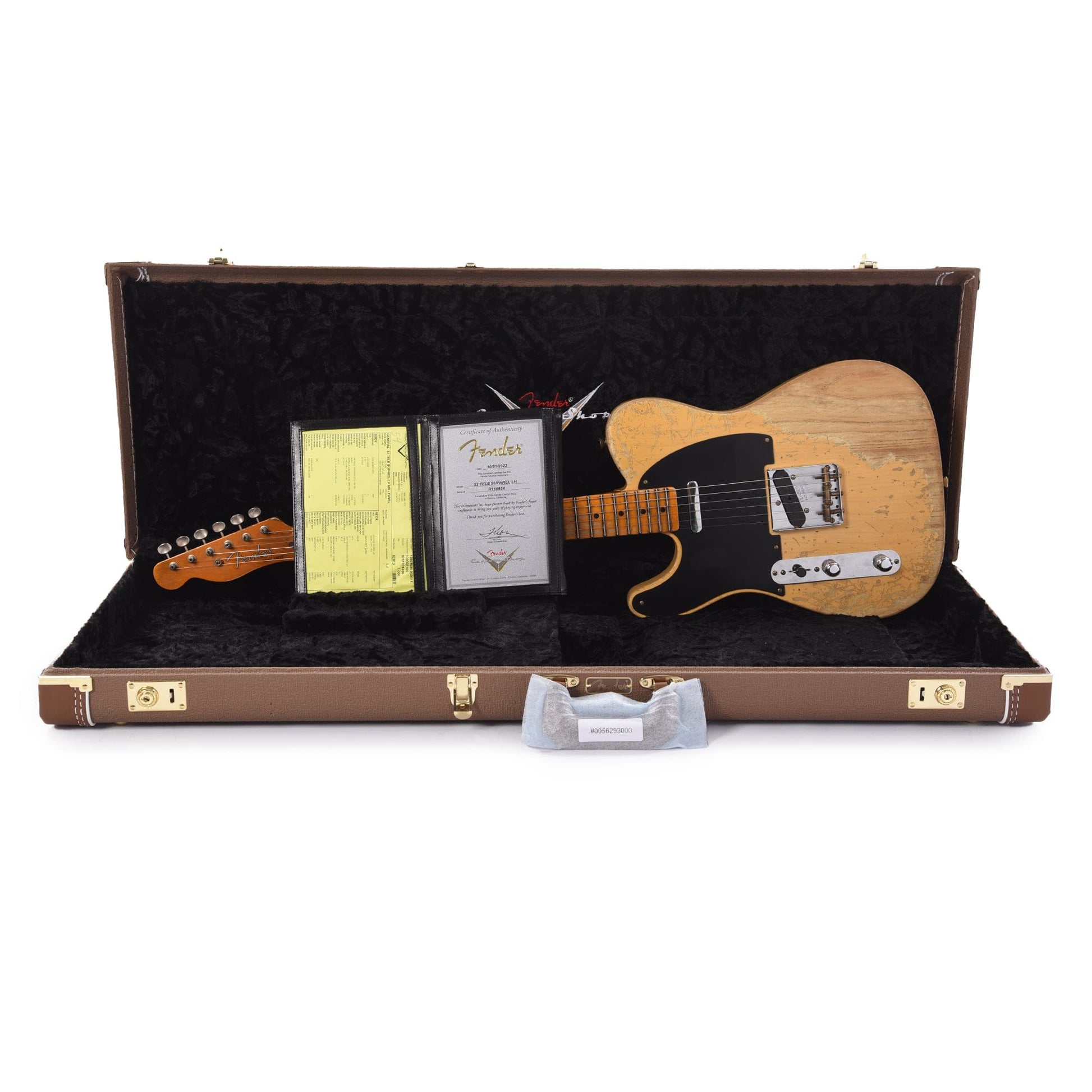Fender Custom Shop 1952 Telecaster "Chicago Special" LEFTY Super Heavy Relic Faded/Aged Nocaster Blonde Electric Guitars / Left-Handed