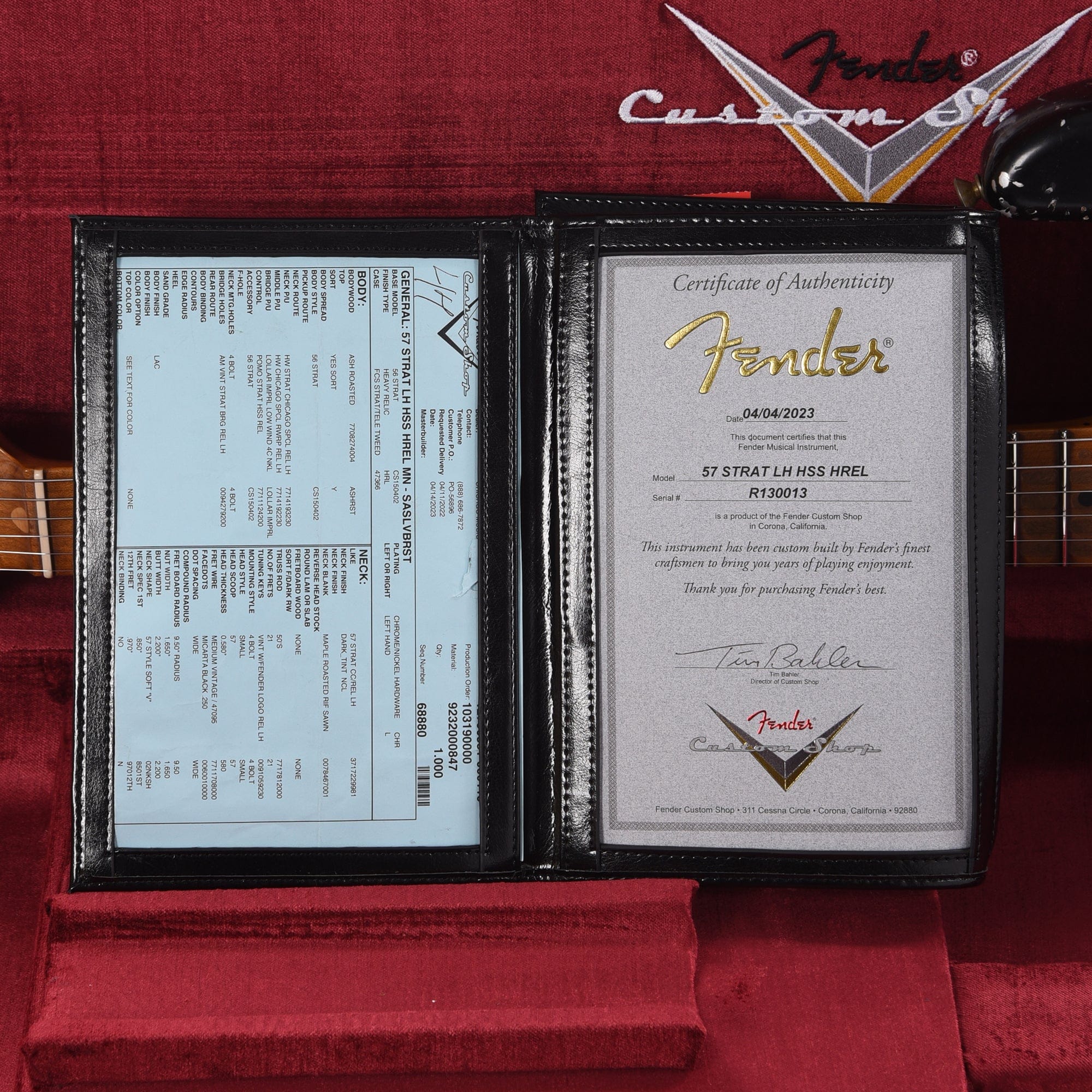 Fender Custom Shop 1957 Stratocaster Roasted Ash HSS 