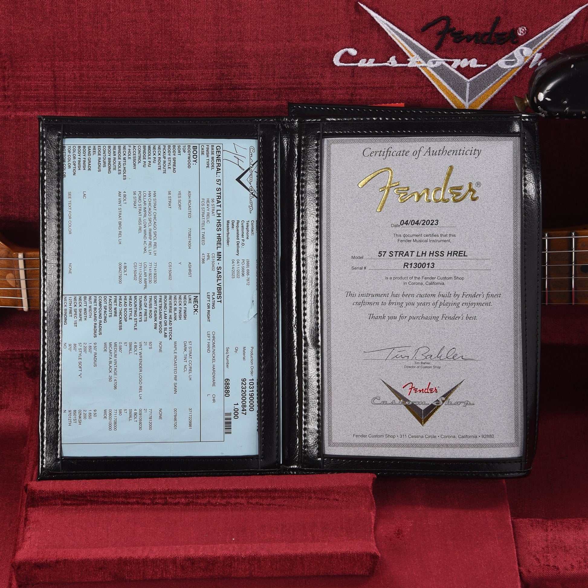 Fender Custom Shop 1957 Stratocaster Roasted Ash HSS "Chicago Special" LEFTY Heavy Relic Super Aged Silverburst w/Roasted Neck Electric Guitars / Left-Handed