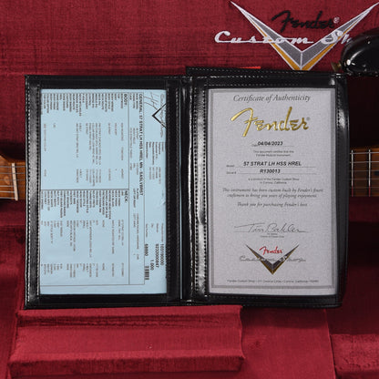 Fender Custom Shop 1957 Stratocaster Roasted Ash HSS "Chicago Special" LEFTY Heavy Relic Super Aged Silverburst w/Roasted Neck Electric Guitars / Left-Handed