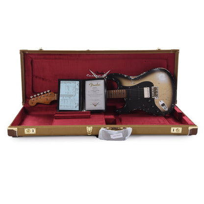 Fender Custom Shop 1957 Stratocaster Roasted Ash HSS "Chicago Special" LEFTY Heavy Relic Super Aged Silverburst w/Roasted Neck Electric Guitars / Left-Handed