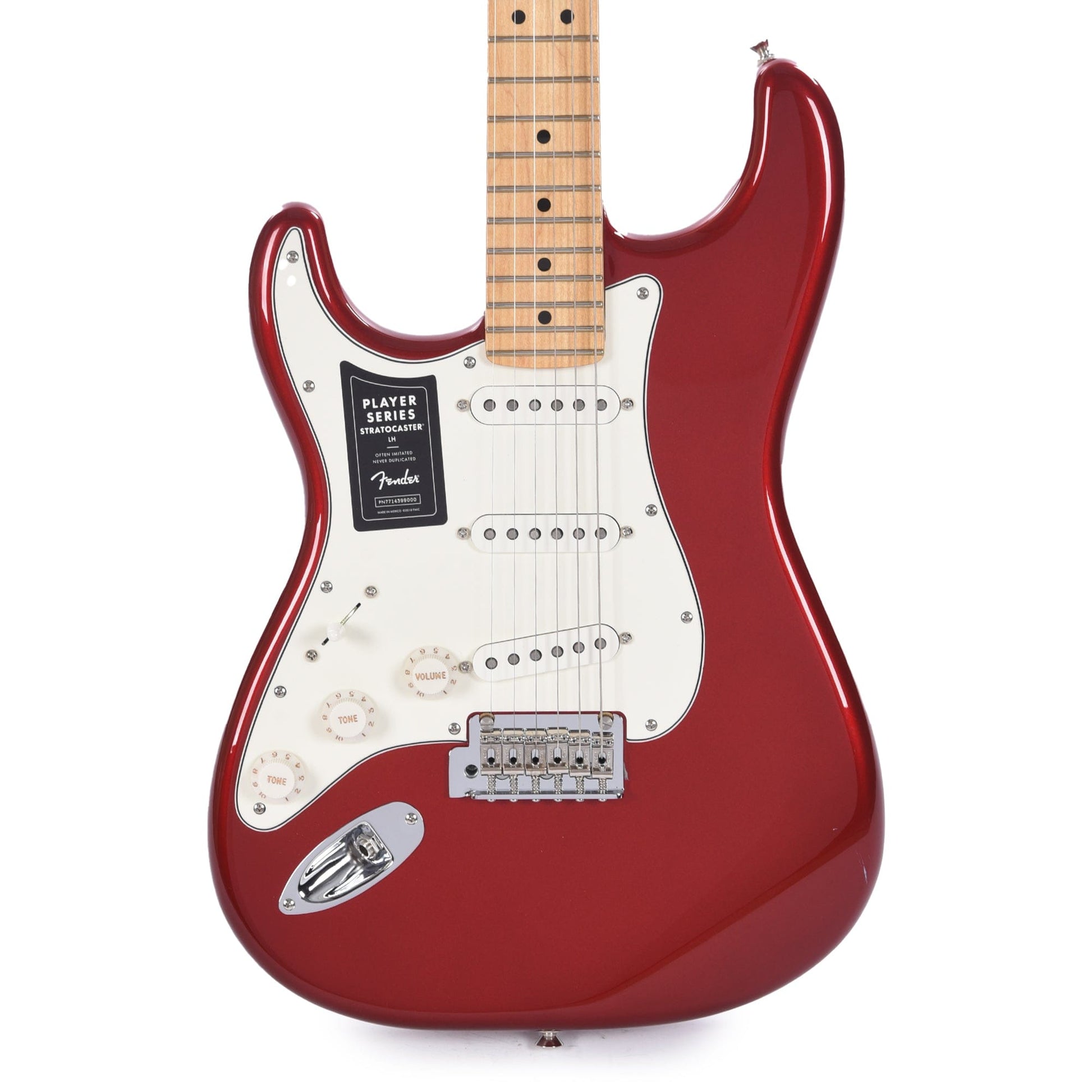 Fender Player Stratocaster Left-Handed Candy Apple Red Electric Guitars / Left-Handed