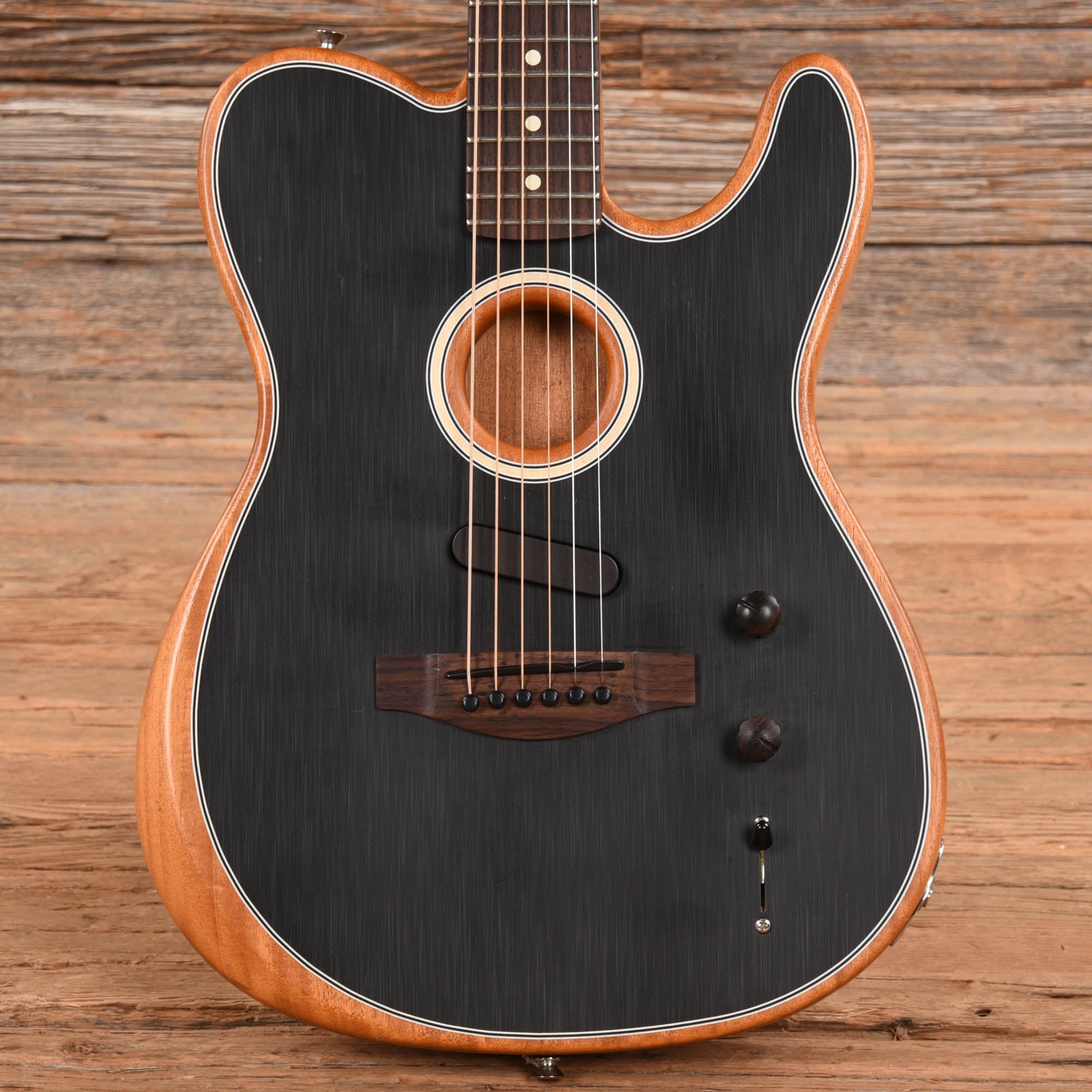 Fender Acoustasonic Player Telecaster Black 2022 Electric Guitars / Semi-Hollow