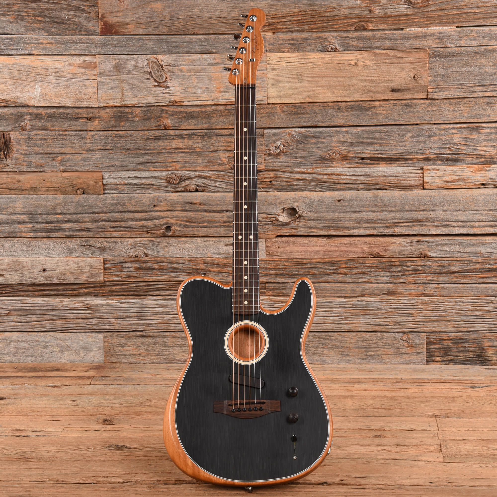 Fender Acoustasonic Player Telecaster Black 2022 Electric Guitars / Semi-Hollow
