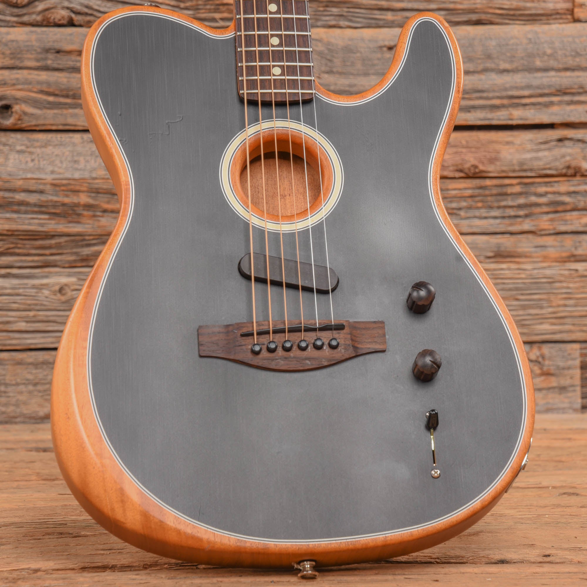 Fender Acoustasonic Player Telecaster Black 2022 Electric Guitars / Semi-Hollow