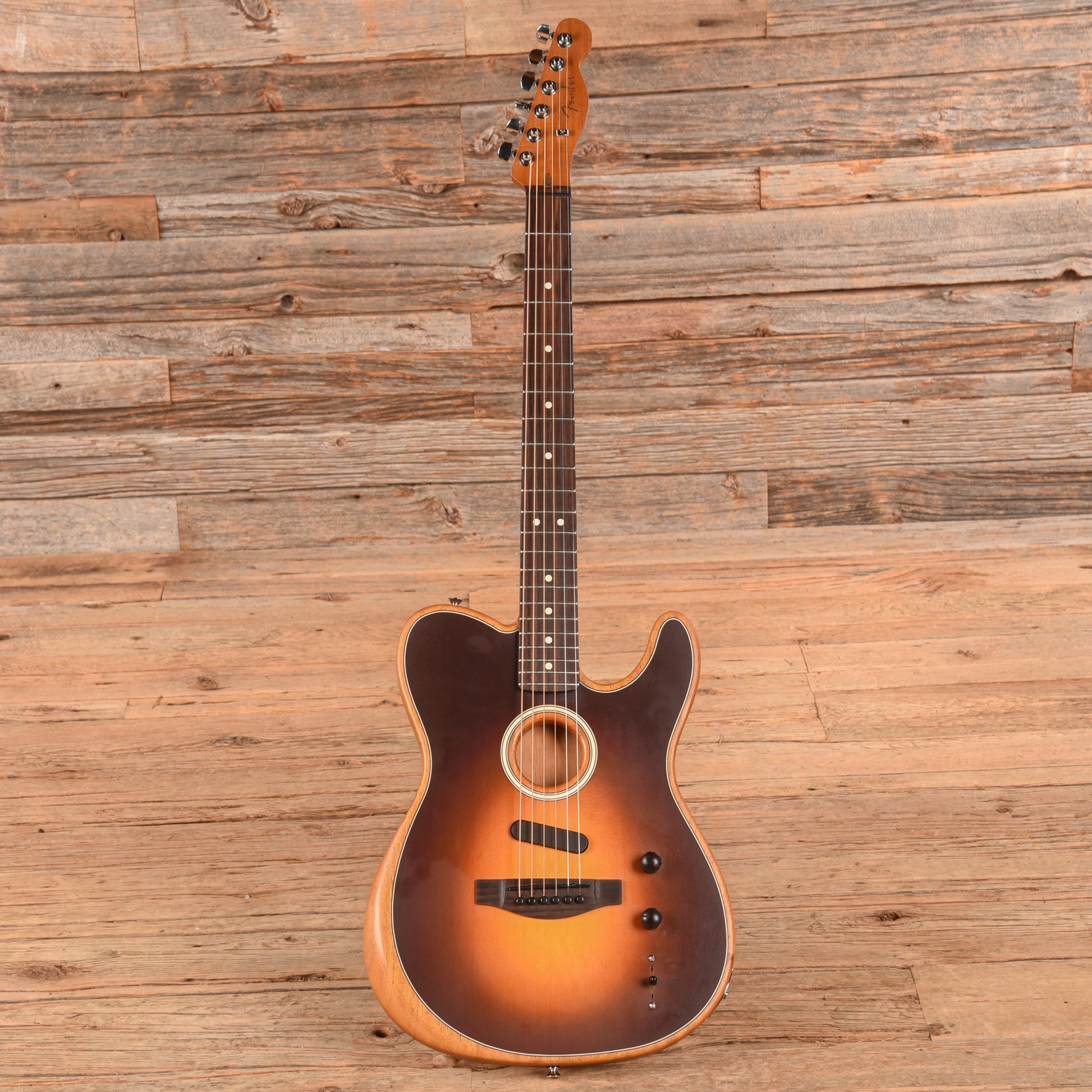 Fender Acoustasonic Player Telecaster Shadow Burst 2022 Electric Guitars / Semi-Hollow