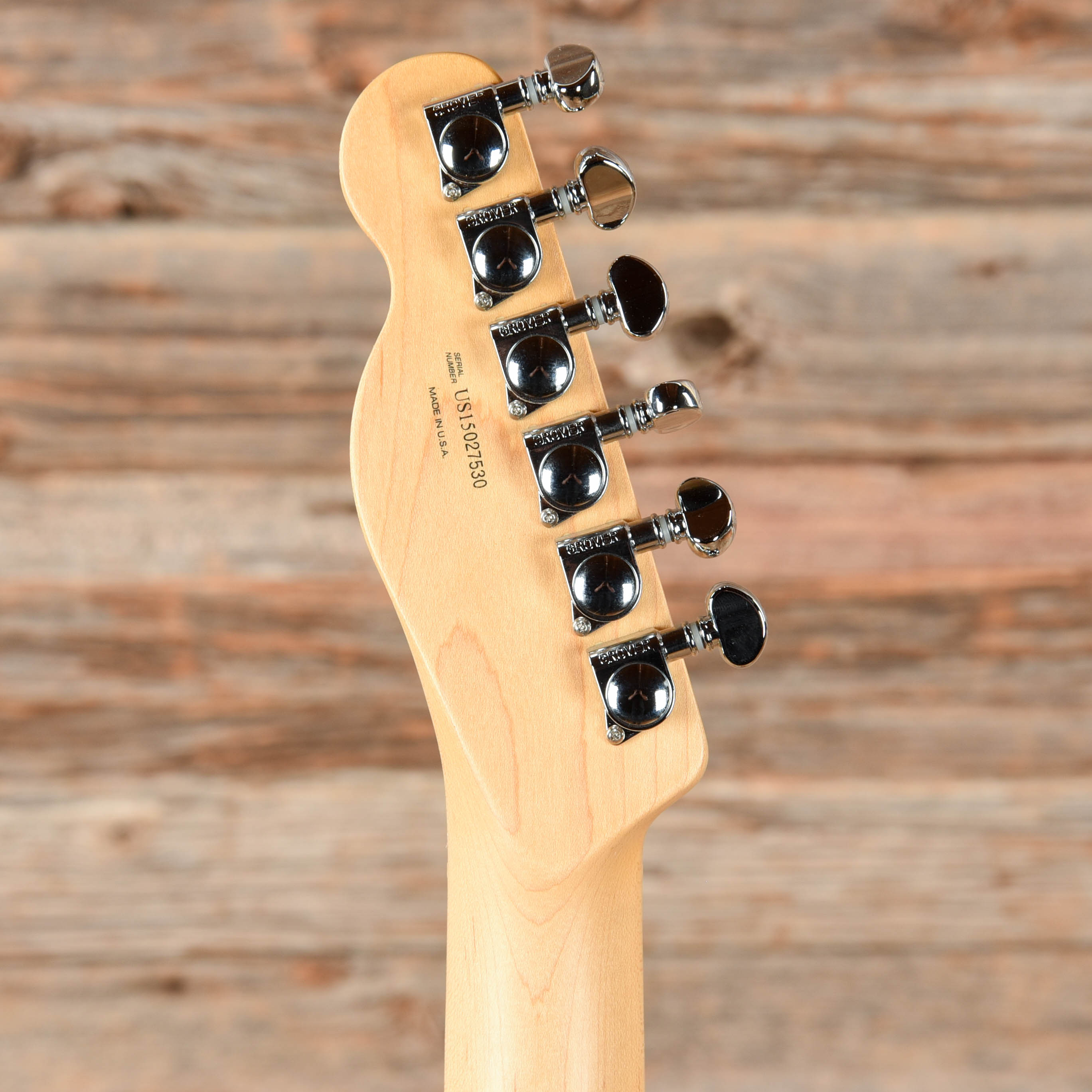 Fender American Deluxe Telecaster Thinline White 2015 Electric Guitars / Semi-Hollow