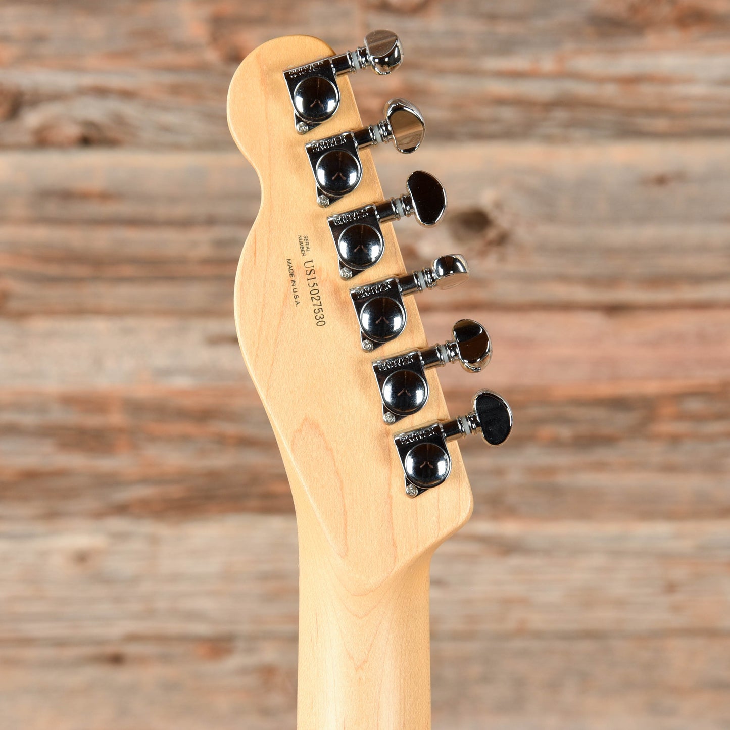 Fender American Deluxe Telecaster Thinline White 2015 Electric Guitars / Semi-Hollow
