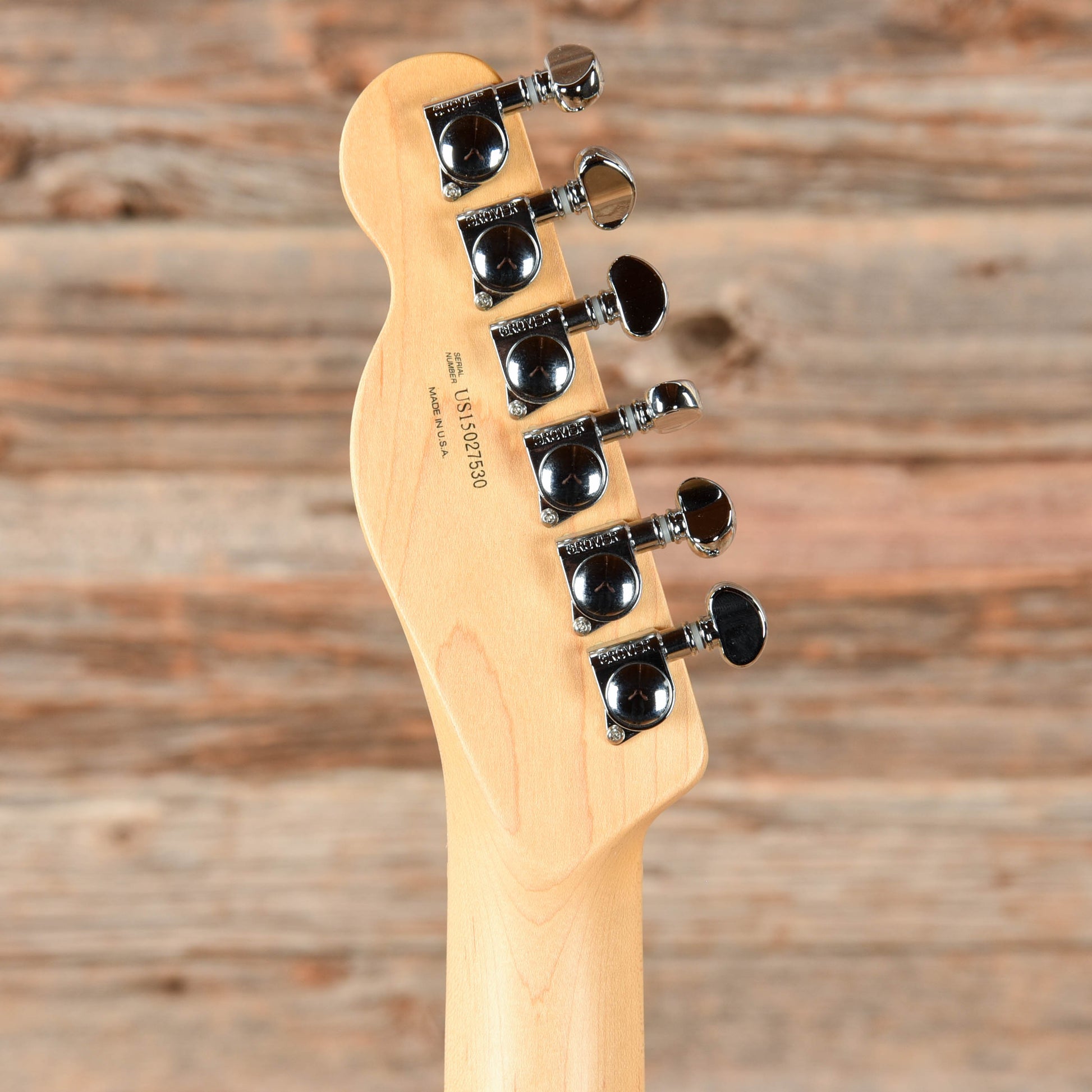 Fender American Deluxe Telecaster Thinline White 2015 Electric Guitars / Semi-Hollow