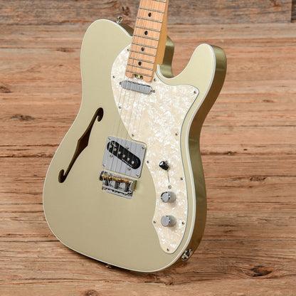 Fender American Elite Telecaster Thinline Champagne 2017 Electric Guitars / Semi-Hollow