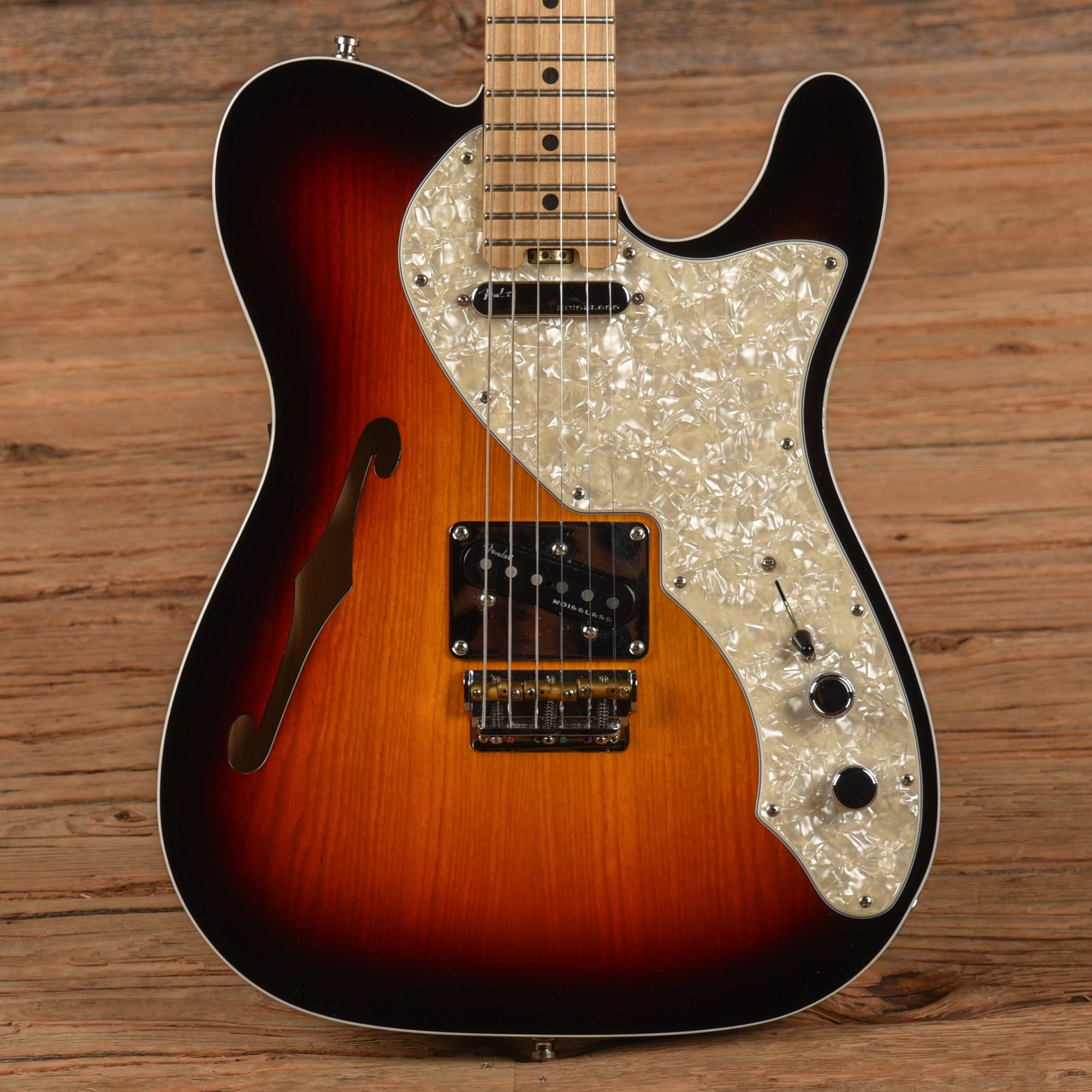 Fender American Elite Telecaster Thinline Sunburst 2016 Electric Guitars / Semi-Hollow