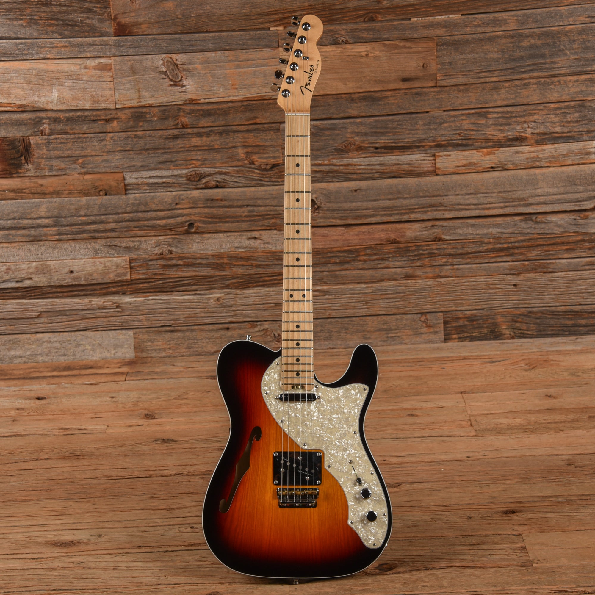 Fender American Elite Telecaster Thinline Sunburst 2016 Electric Guitars / Semi-Hollow
