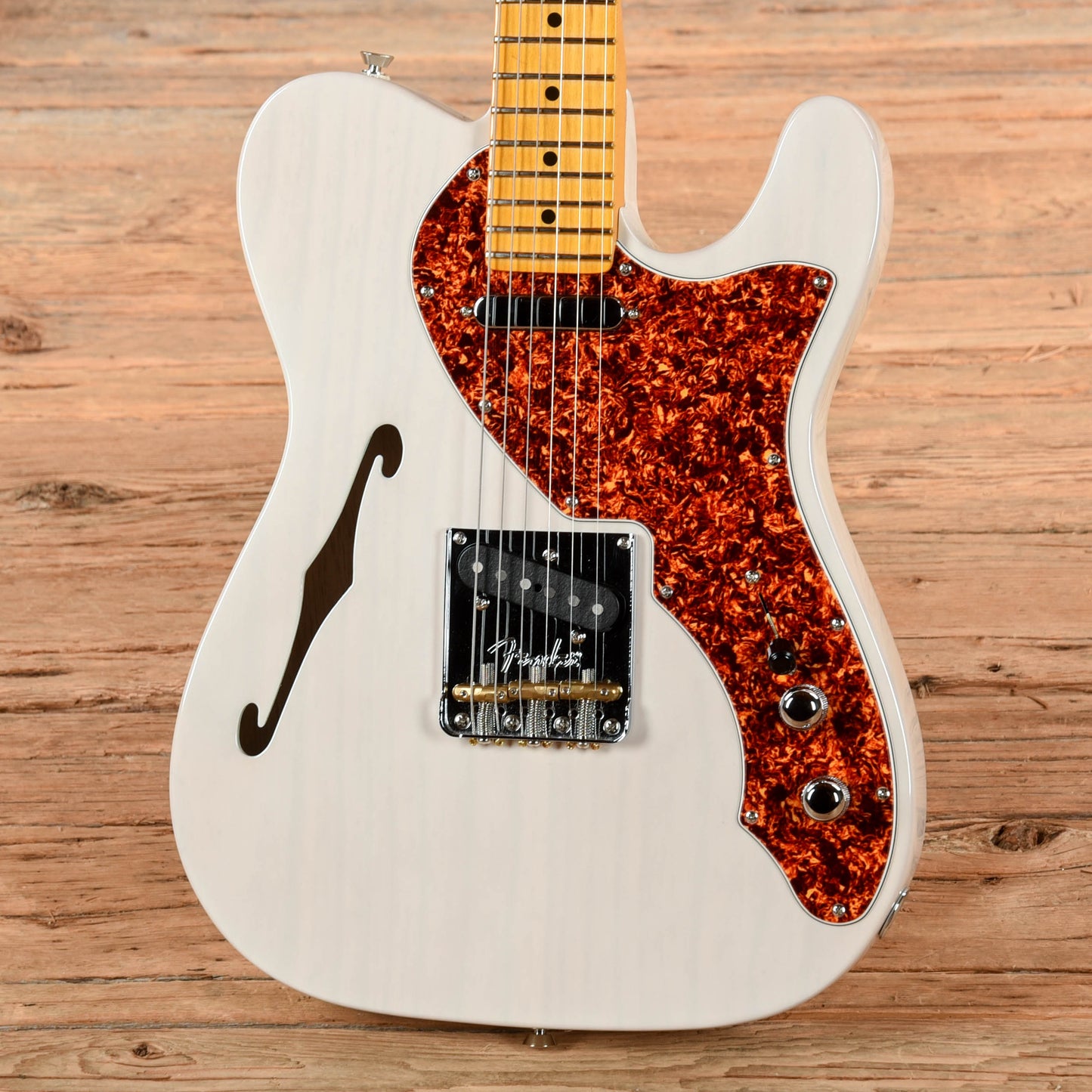 Fender American Professional II Telecaster Thinline White Blonde 2024 Electric Guitars / Semi-Hollow