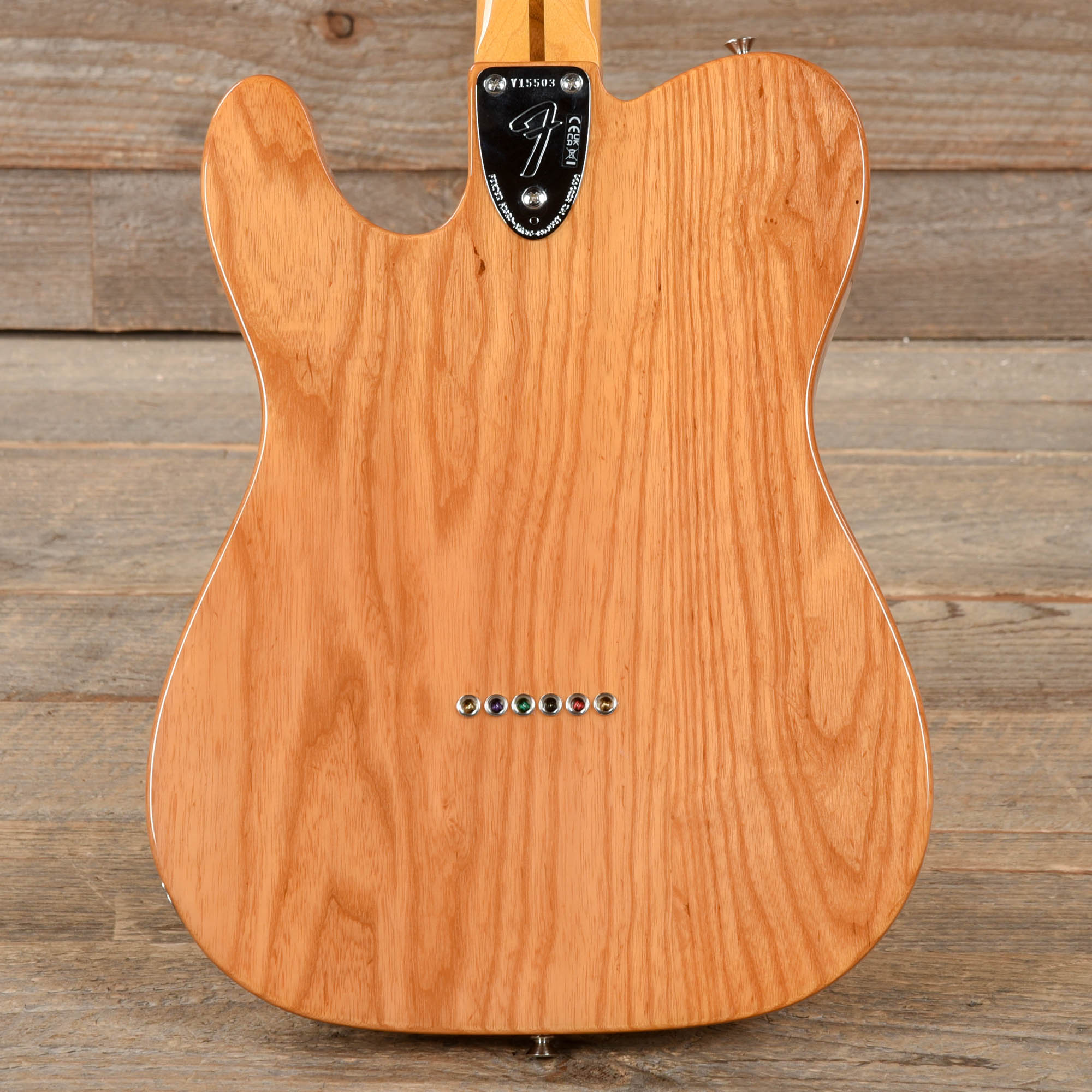 Fender American Vintage II 1972 Telecaster Thinline Aged Natural Electric Guitars / Semi-Hollow