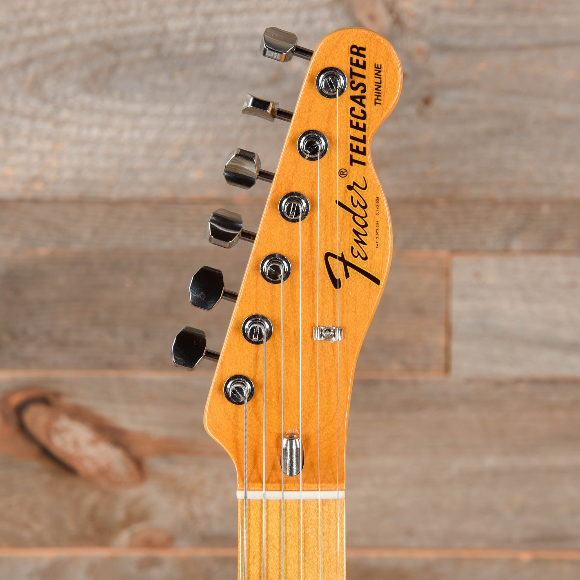 Fender American Vintage II 1972 Telecaster Thinline Aged Natural Electric Guitars / Semi-Hollow