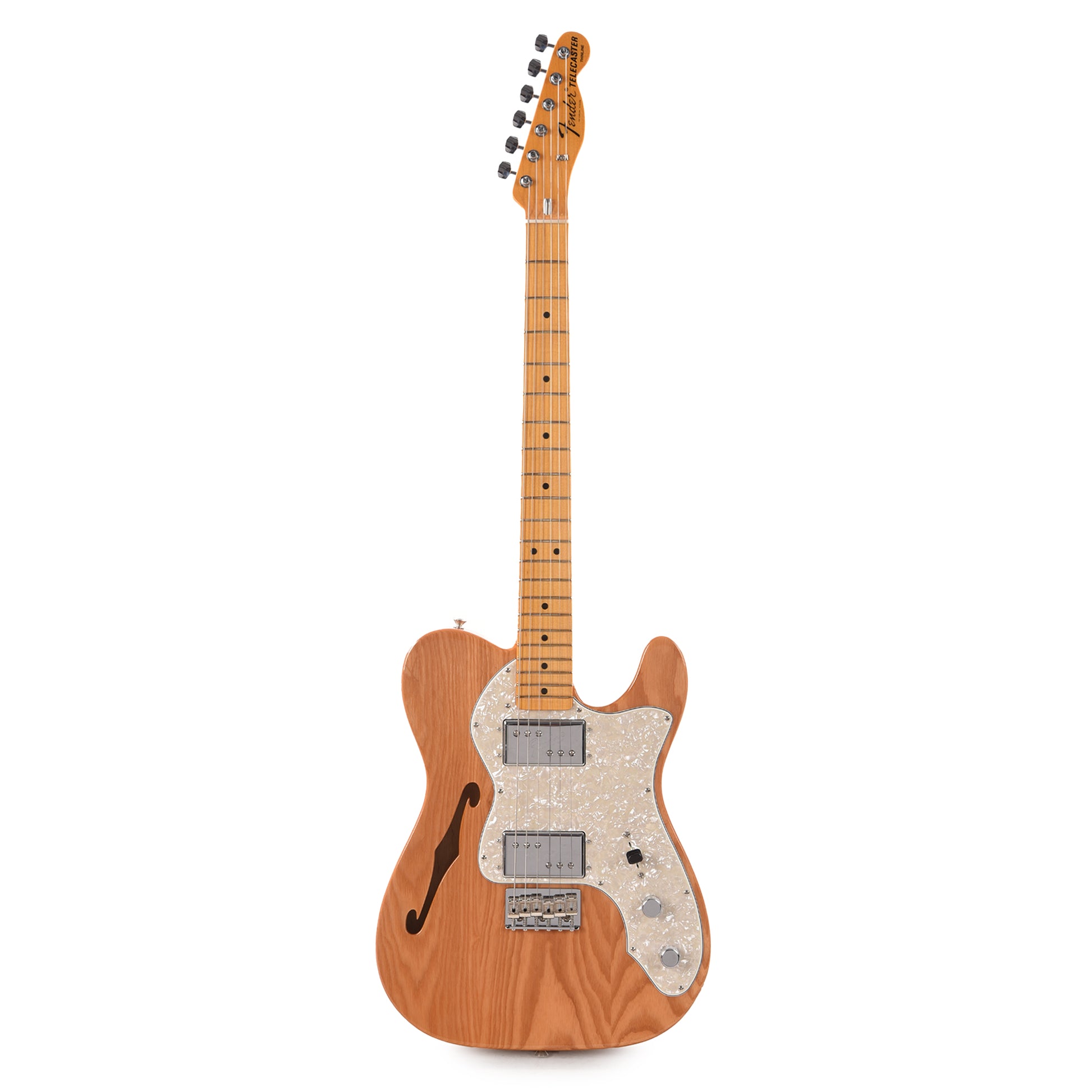 Fender American Vintage II 1972 Telecaster Thinline Aged Natural Electric Guitars / Semi-Hollow