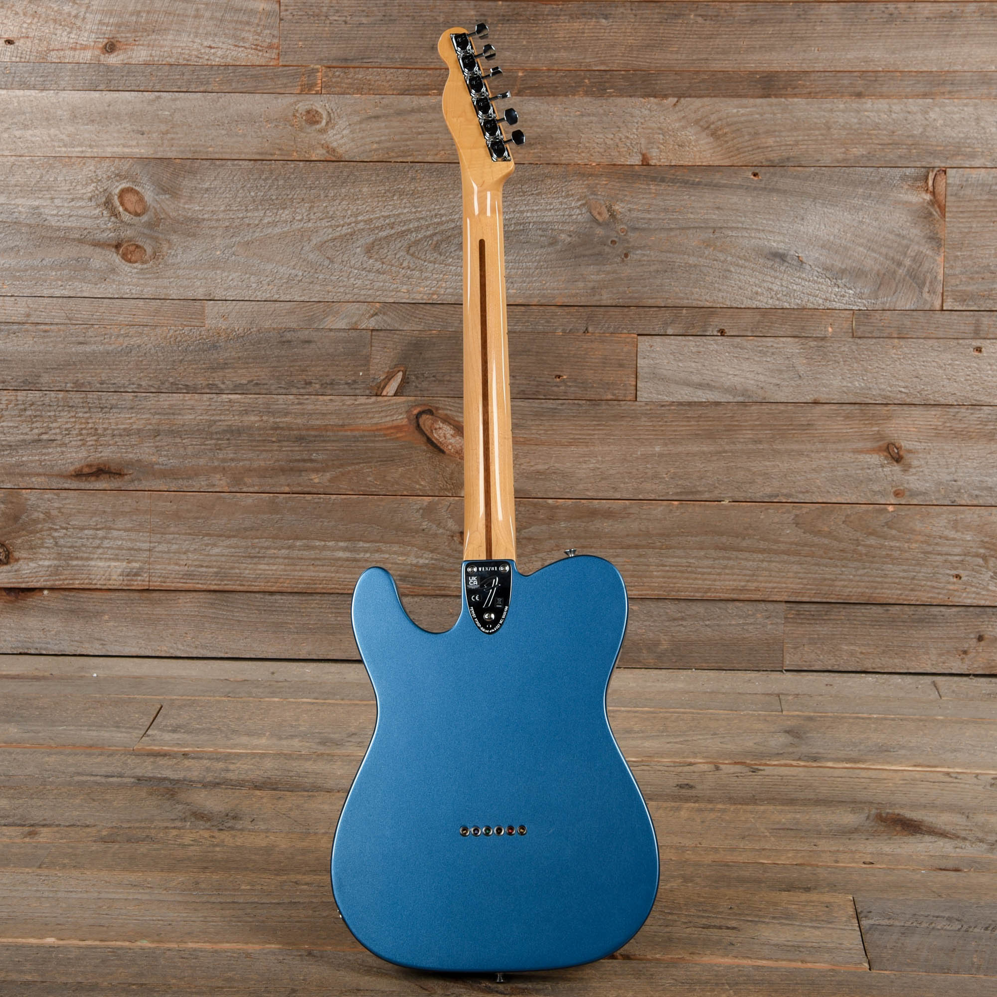Fender American Vintage II 1972 Telecaster Thinline Lake Placid Blue Electric Guitars / Semi-Hollow