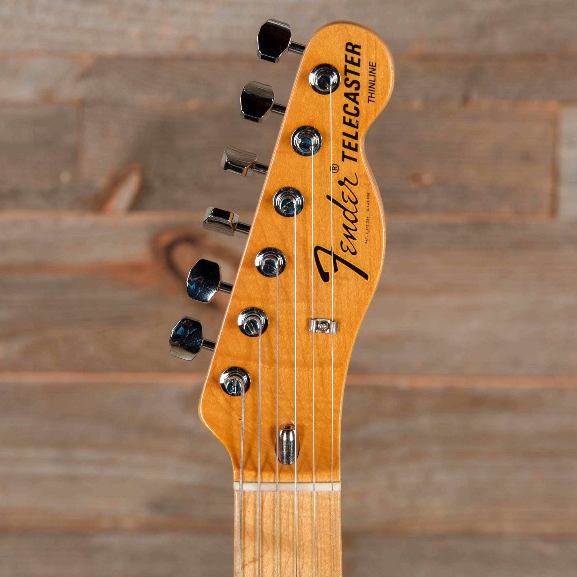 Fender American Vintage II 1972 Telecaster Thinline Lake Placid Blue Electric Guitars / Semi-Hollow