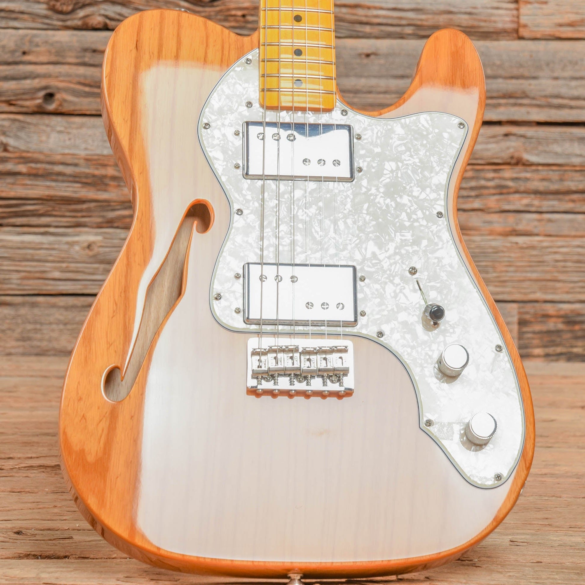 Fender American Vintage II 72 Telecaster Thinline Natural 2022 Electric Guitars / Semi-Hollow