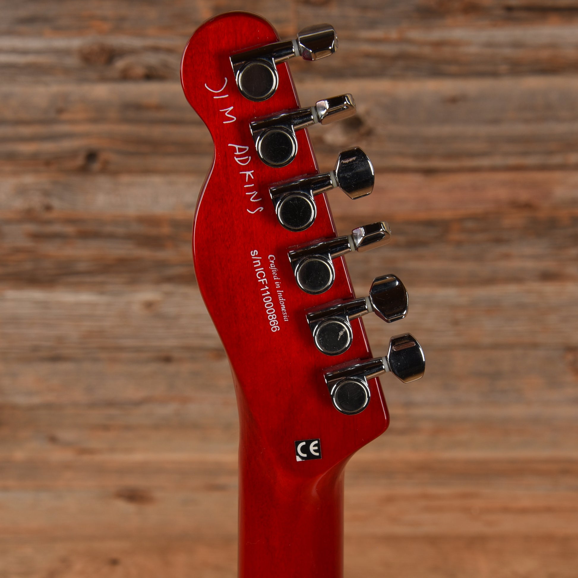 Fender Artist Series Jim Adkins JA90 Telecaster Thinline Crimson Red 2012 Electric Guitars / Semi-Hollow