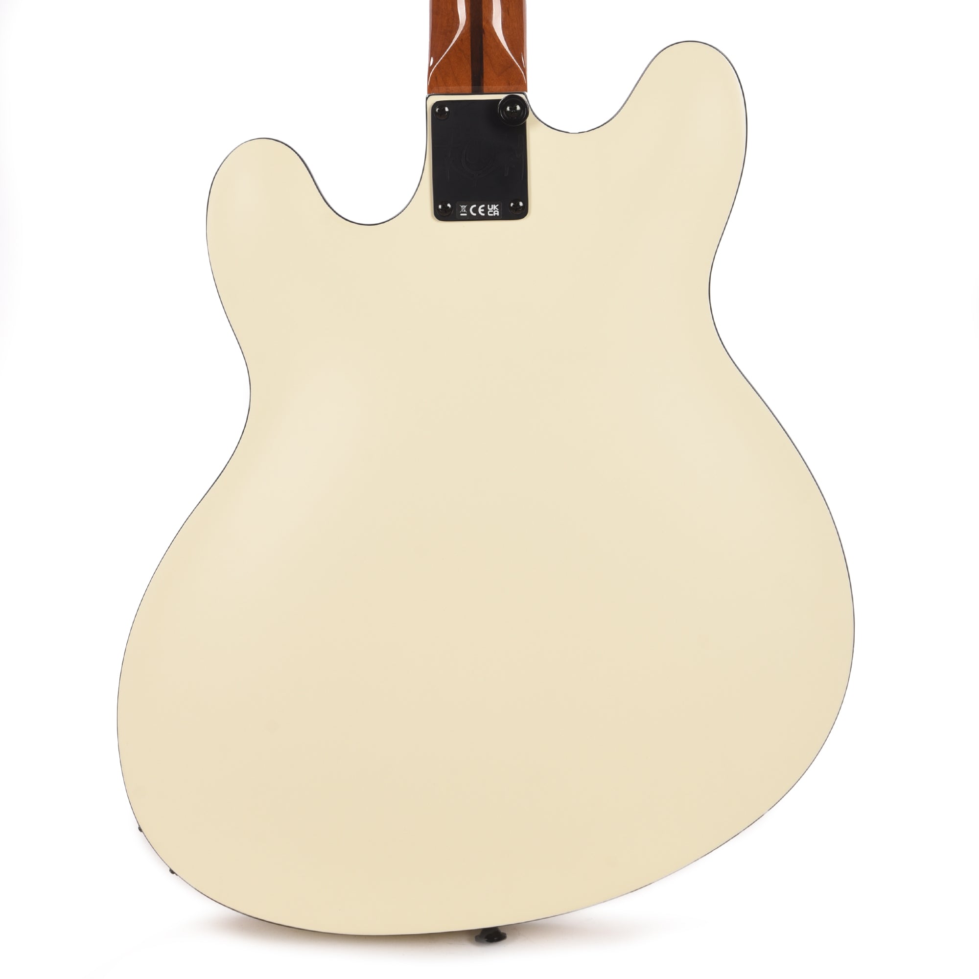 Fender Artist Tom DeLonge Starcaster Satin Olympic White Electric Guitars / Semi-Hollow