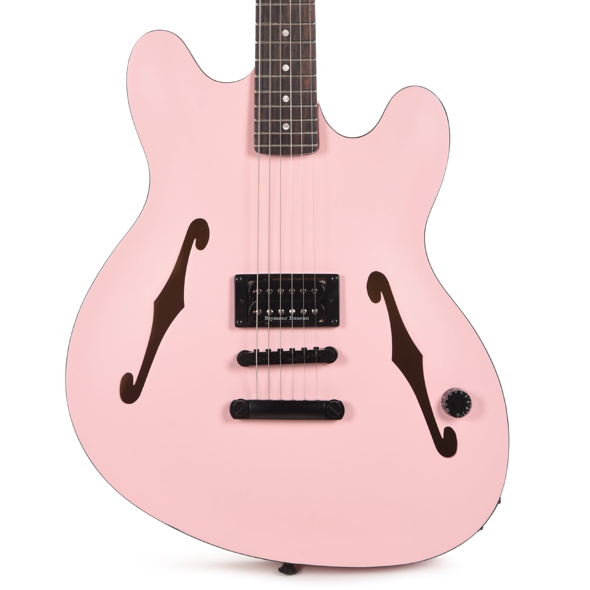 Fender Artist Tom DeLonge Starcaster Satin Shell Pink Electric Guitars / Semi-Hollow