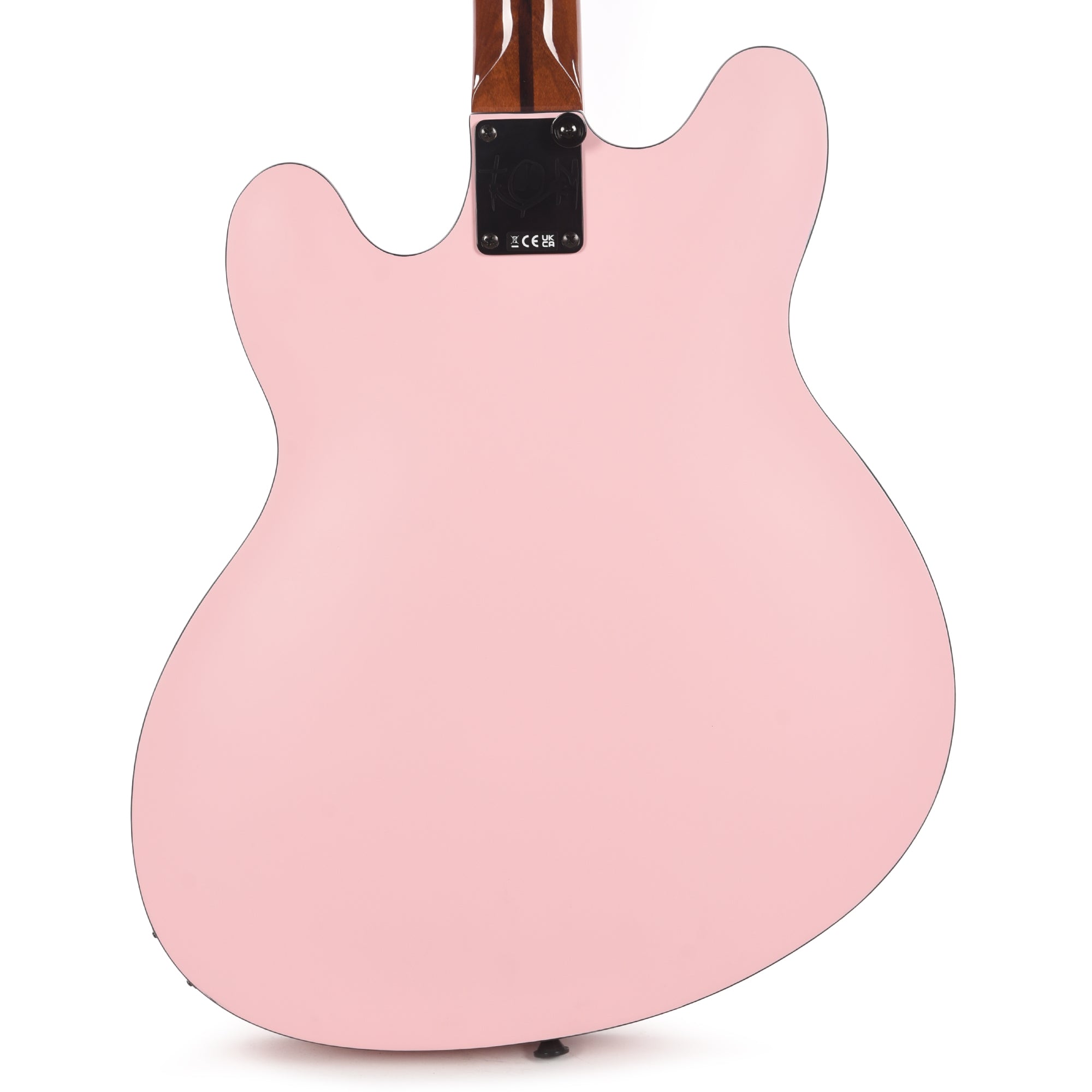 Fender Artist Tom DeLonge Starcaster Satin Shell Pink Electric Guitars / Semi-Hollow