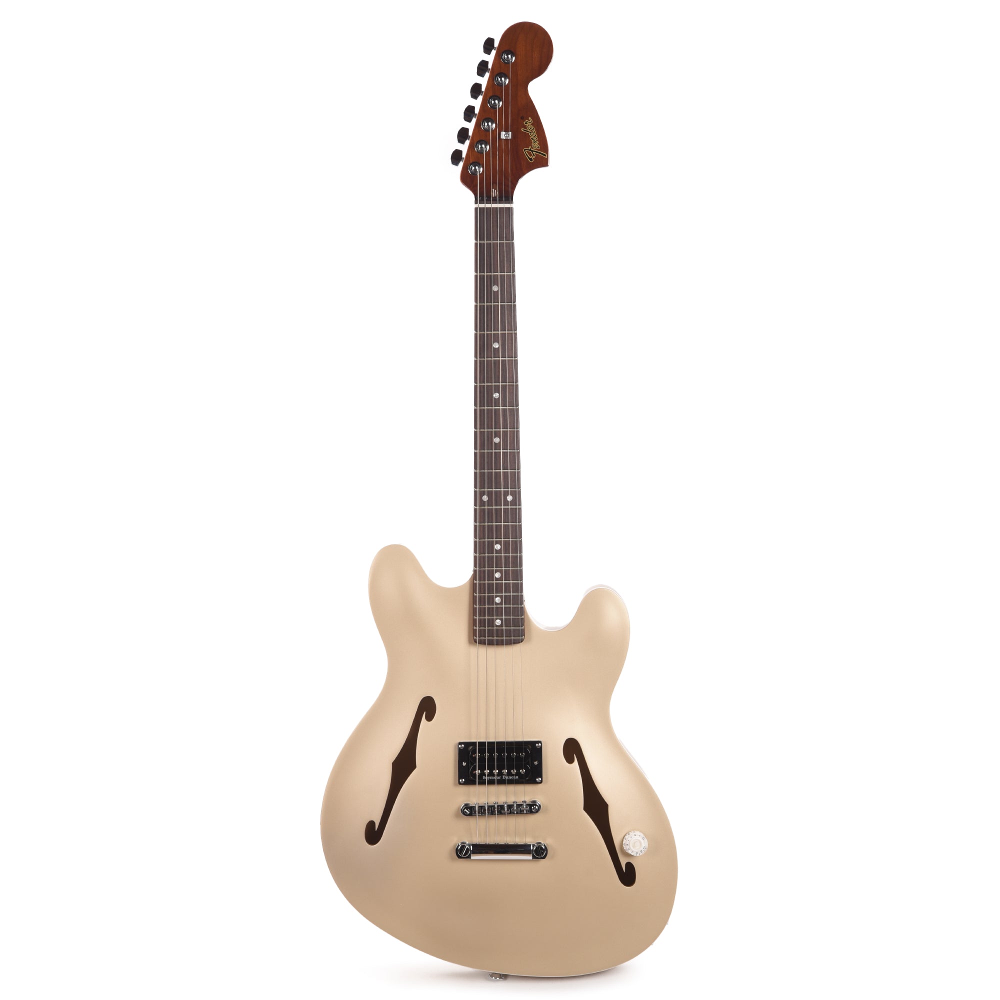 Fender Artist Tom DeLonge Starcaster Satin Shoreline Gold Electric Guitars / Semi-Hollow