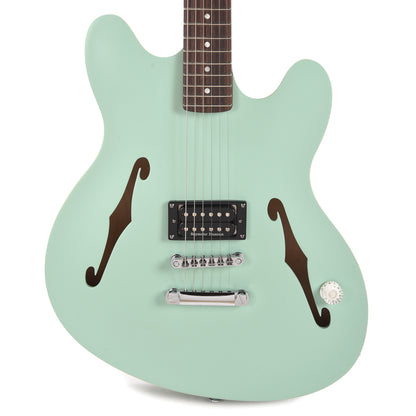 Fender Artist Tom DeLonge Starcaster Satin Surf Green Electric Guitars / Semi-Hollow