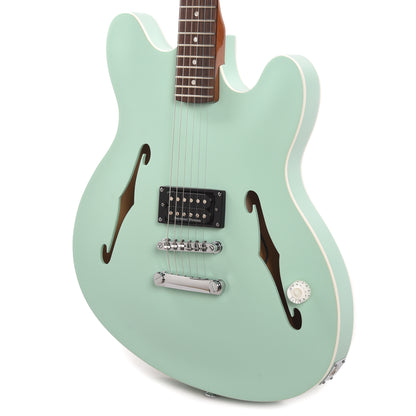 Fender Artist Tom DeLonge Starcaster Satin Surf Green Electric Guitars / Semi-Hollow