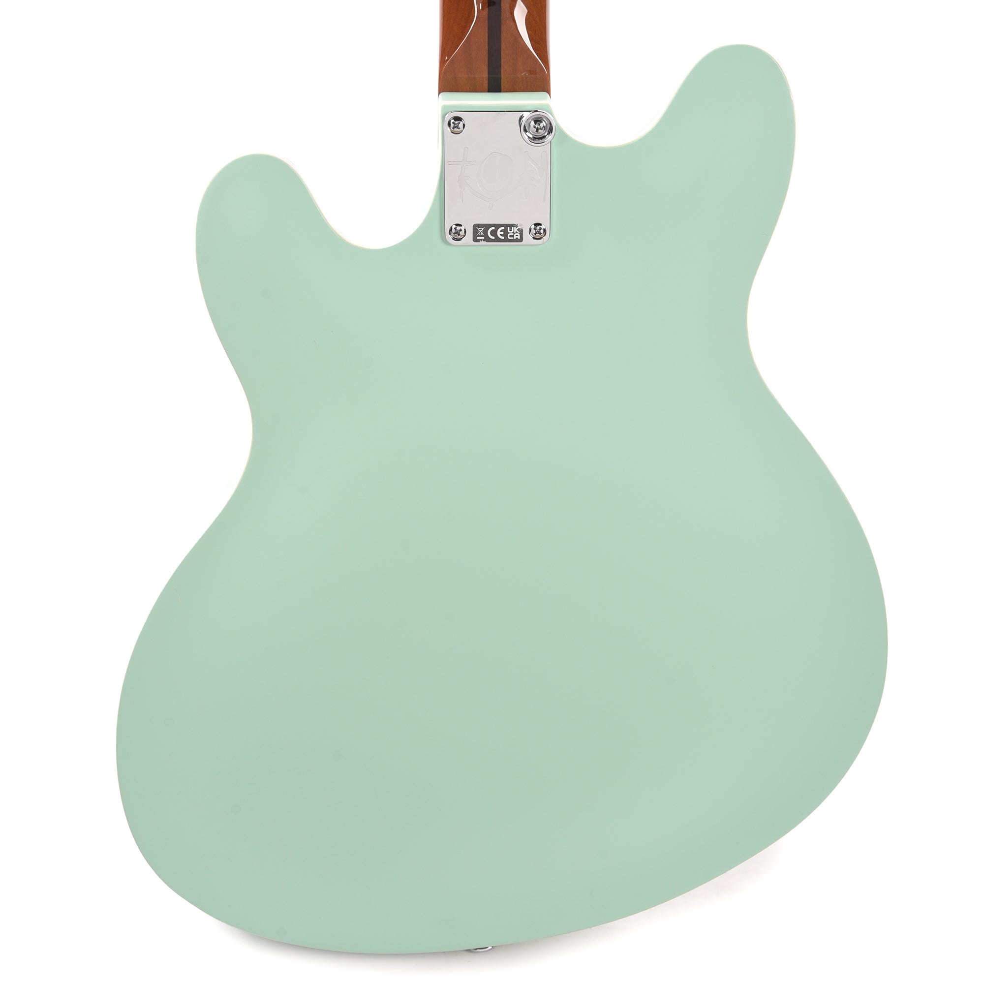 Fender Artist Tom DeLonge Starcaster Satin Surf Green Electric Guitars / Semi-Hollow