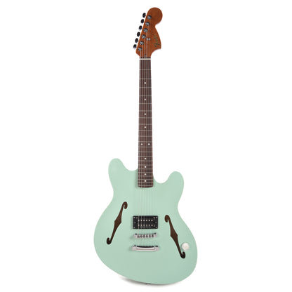 Fender Artist Tom DeLonge Starcaster Satin Surf Green Electric Guitars / Semi-Hollow