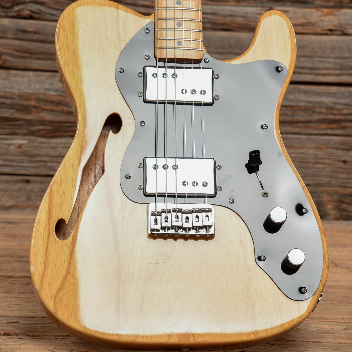 Fender CIJ '72 Telecaster Thinline Natural 1999 Electric Guitars / Semi-Hollow