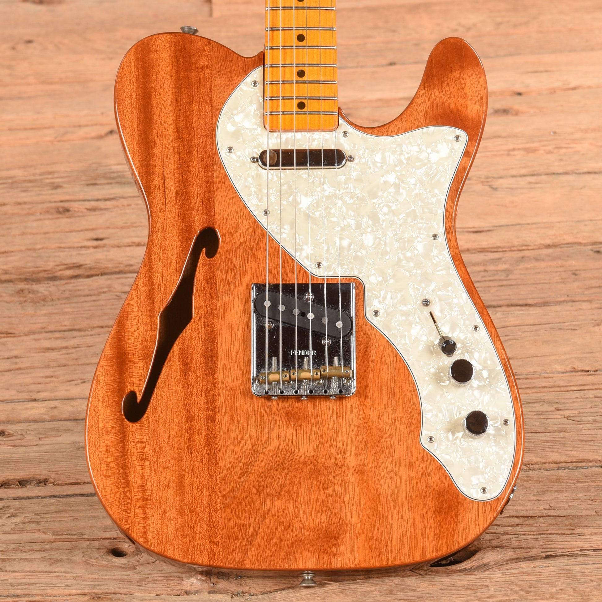 Fender Classic Series '69 Telecaster Thinline Mocha 2023 Electric Guitars / Semi-Hollow