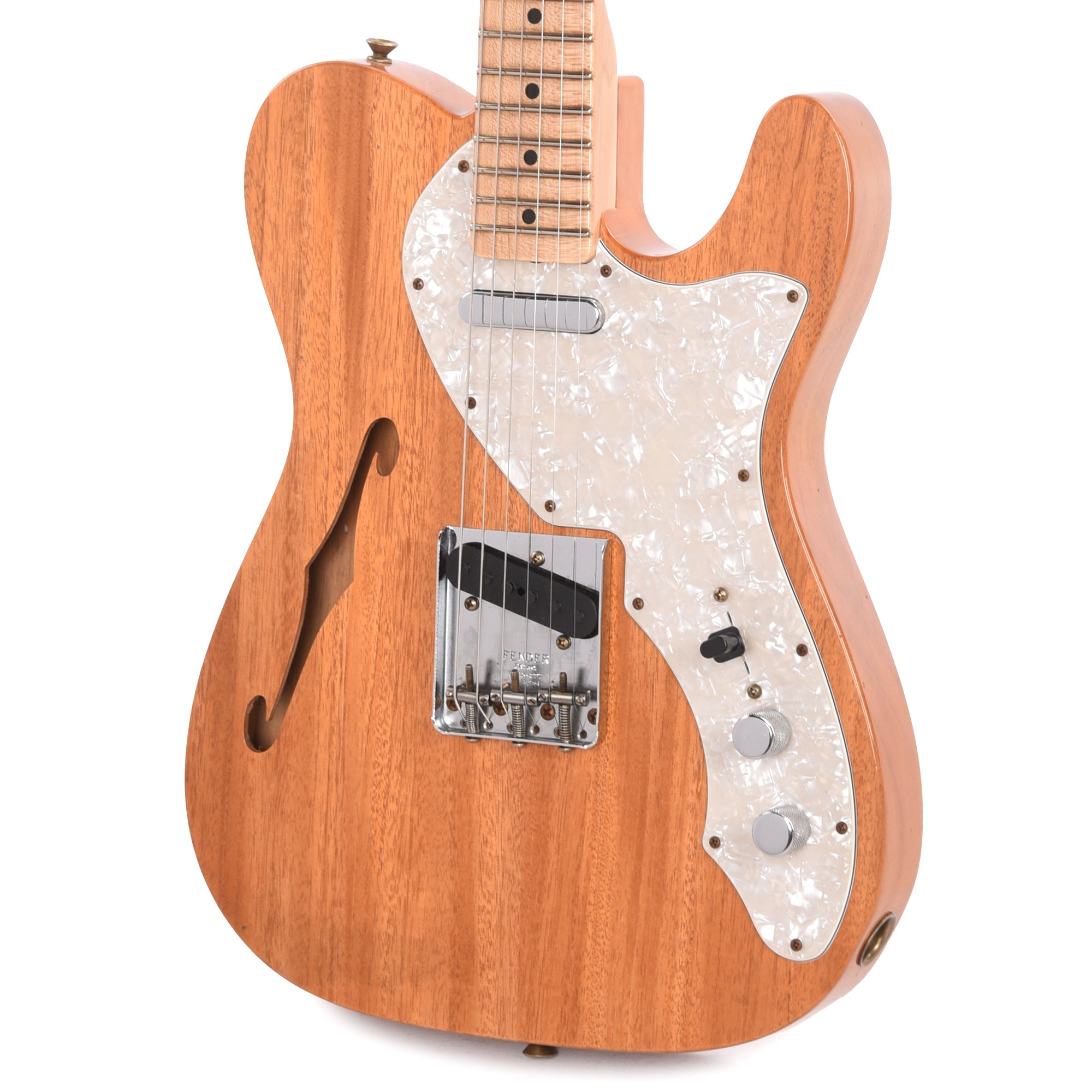 Fender Custom Shop '68 Telecaster Thinline Journeyman Relic Aged Natural Mahogany Electric Guitars / Semi-Hollow