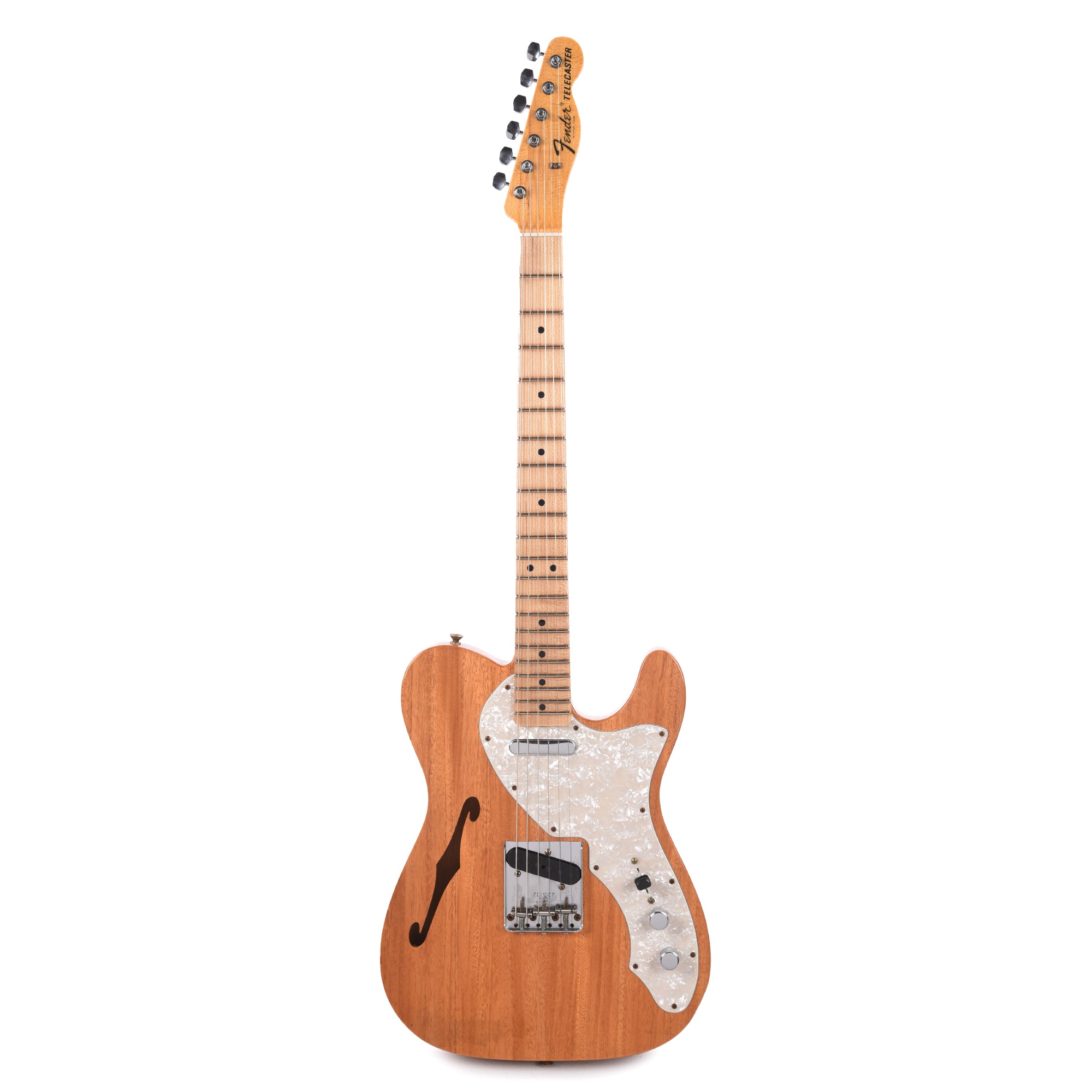 Fender Custom Shop '68 Telecaster Thinline Journeyman Relic Aged Natural Mahogany Electric Guitars / Semi-Hollow