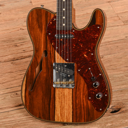 Fender Custom Shop Artisan Cocobolo Telecaster Thinline NOS Amber Shellac 2020 Electric Guitars / Semi-Hollow