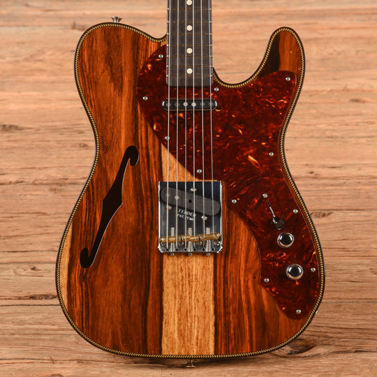 Fender Custom Shop Artisan Cocobolo Telecaster Thinline NOS Amber Shellac 2020 Electric Guitars / Semi-Hollow