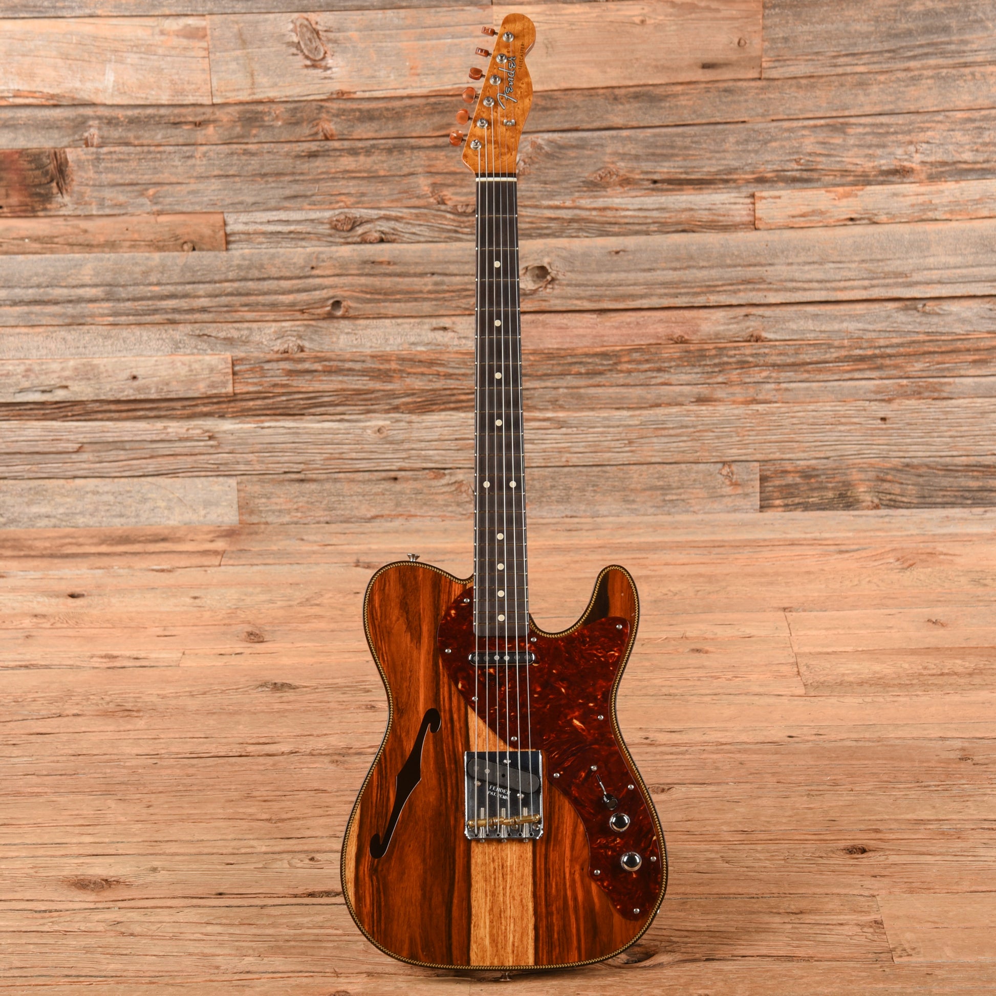 Fender Custom Shop Artisan Cocobolo Telecaster Thinline NOS Amber Shellac 2020 Electric Guitars / Semi-Hollow